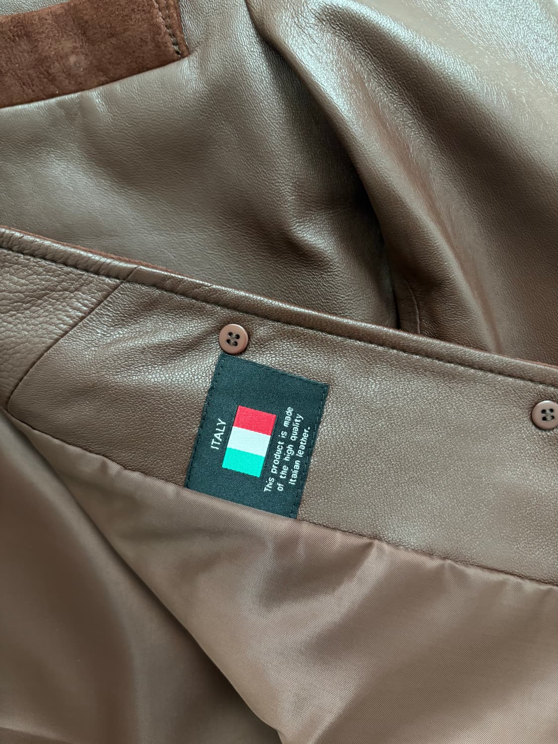 brown sheepskin leather jacket 상품이미지6