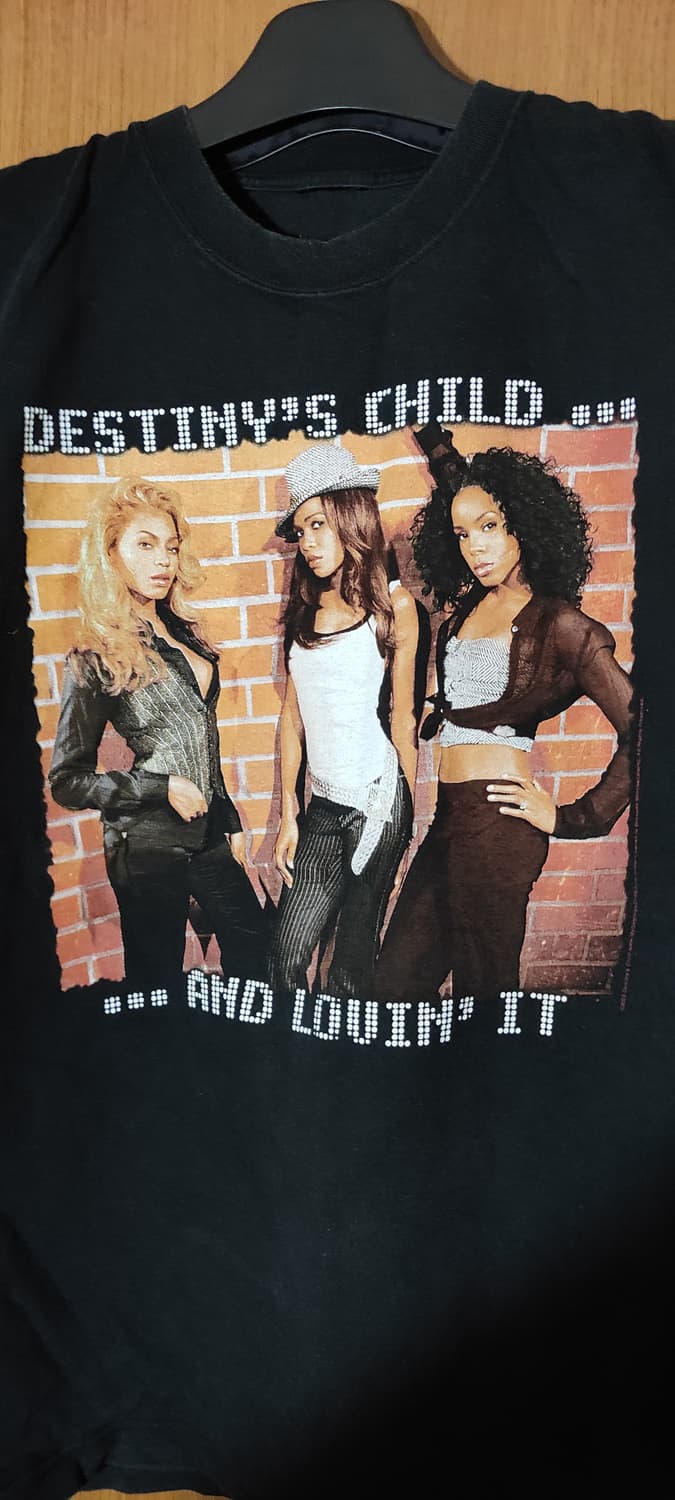 00s 데스티니 차일드 티셔츠 m~L 비욘세 상품이미지3