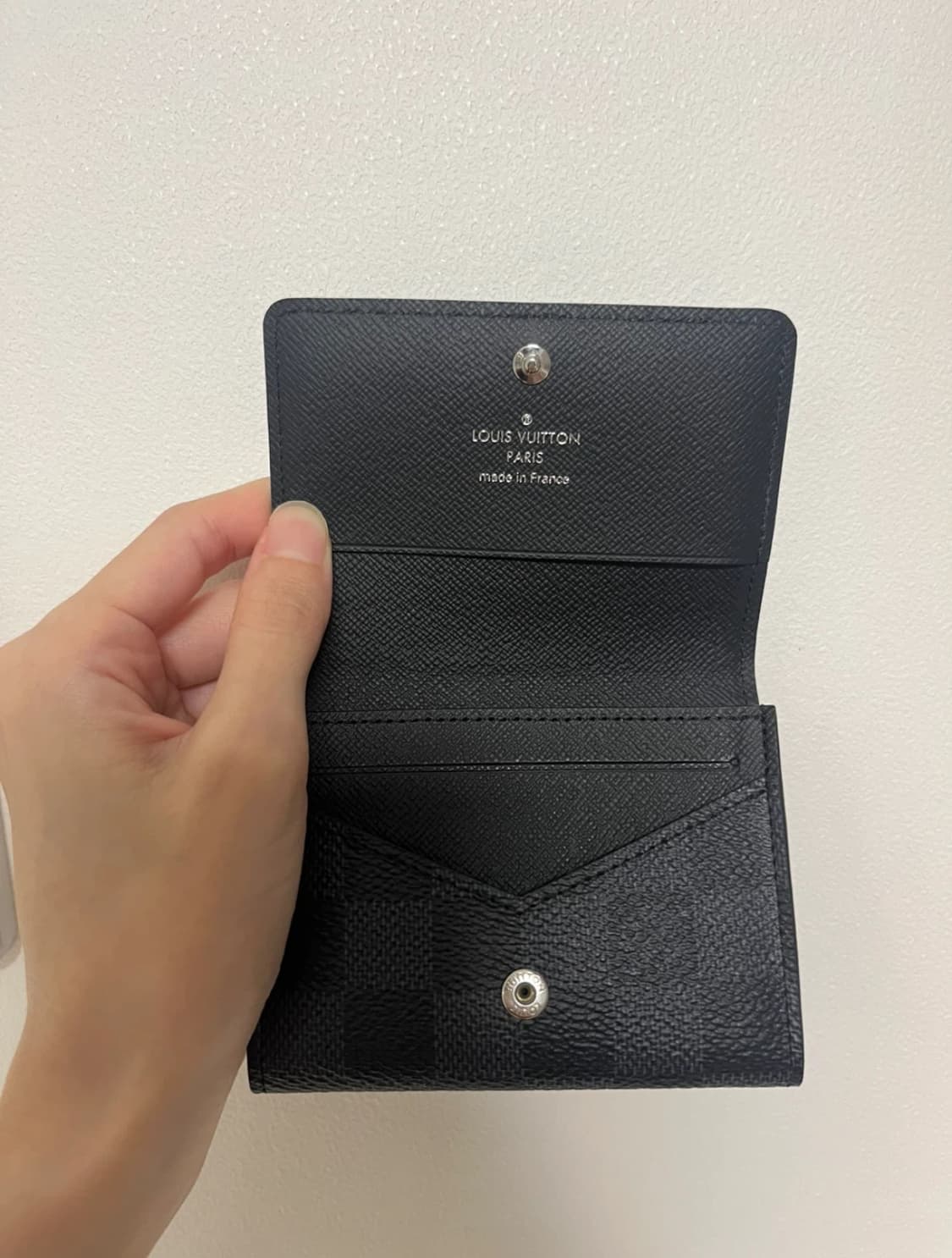 [새상품] 루이비통 다미에 엔벨로프 가죽 카드지갑 카드홀더 반지갑 상품이미지3