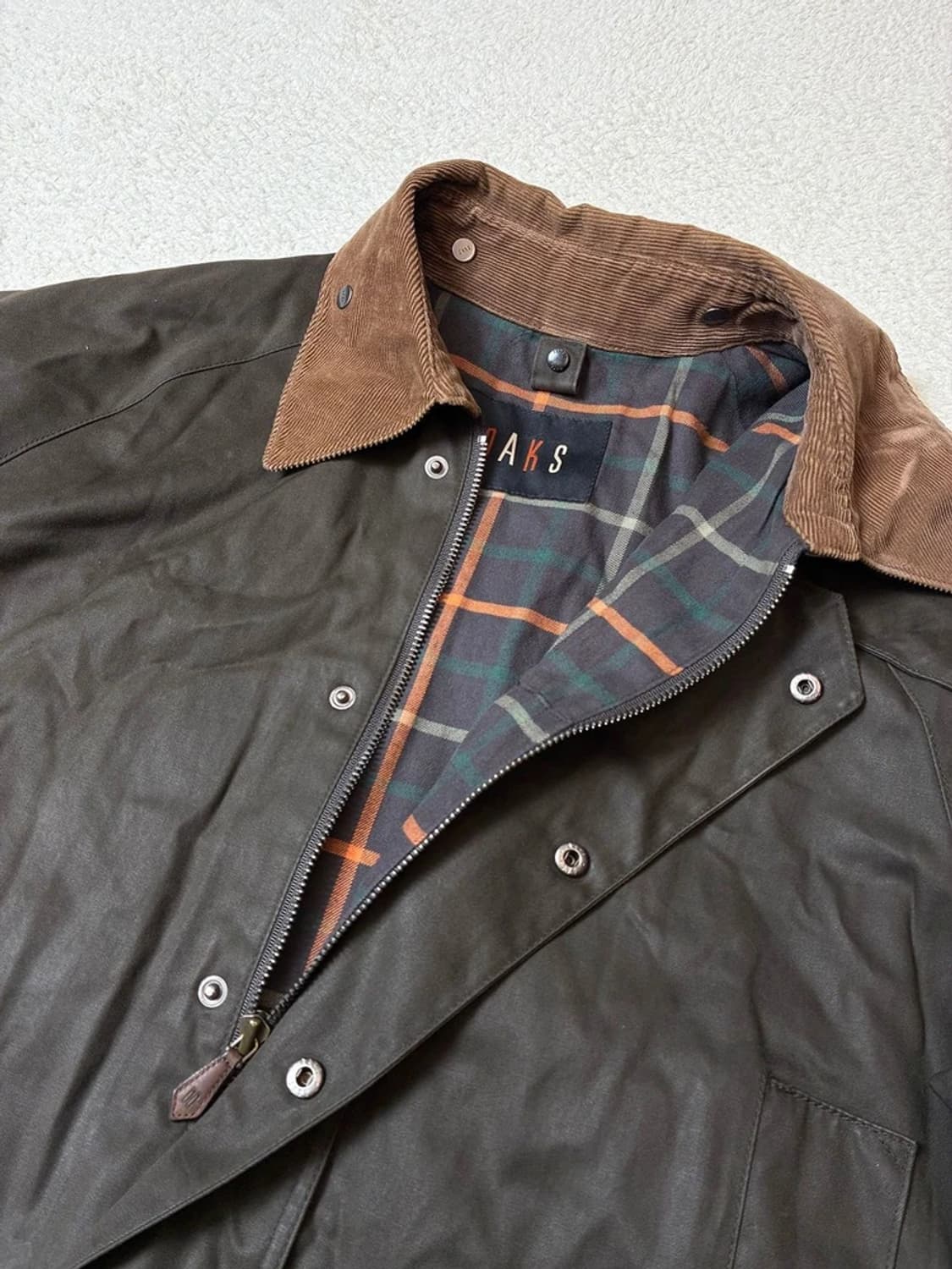 닥스 Daks 비데일 코듀로이 카라 배색 자켓 PN6991 72,000원 상품이미지3