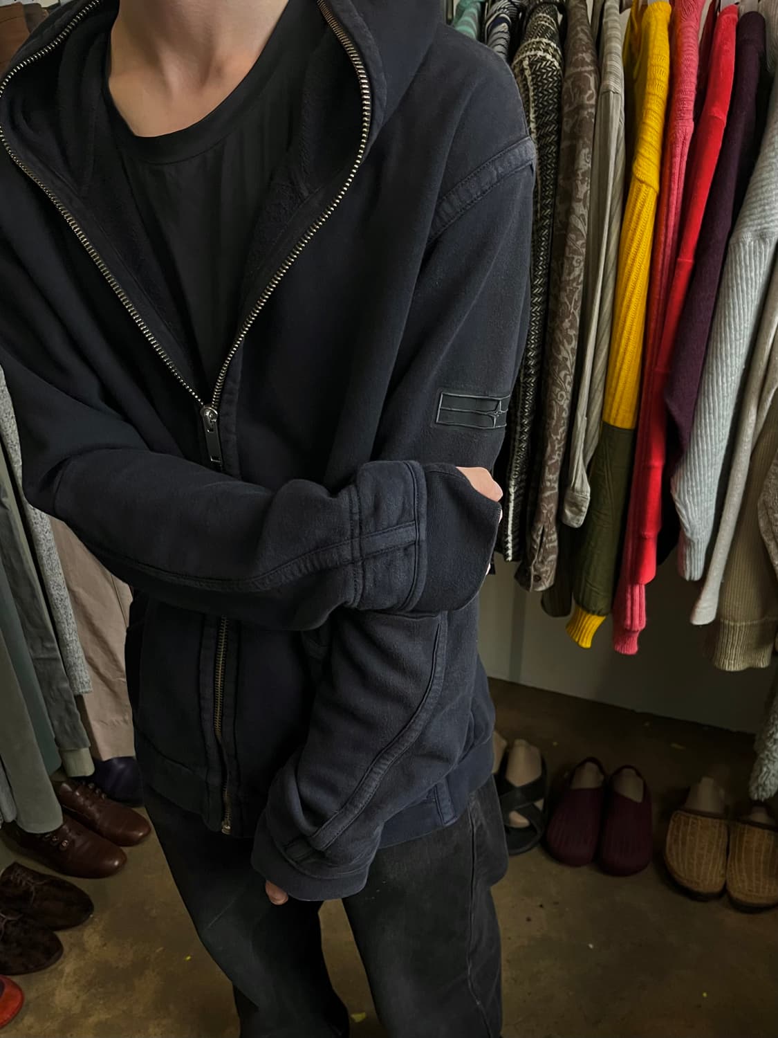 [L] 09FW 스톤아일랜드 아카이브 바라클라바 후드 집업 상품이미지4