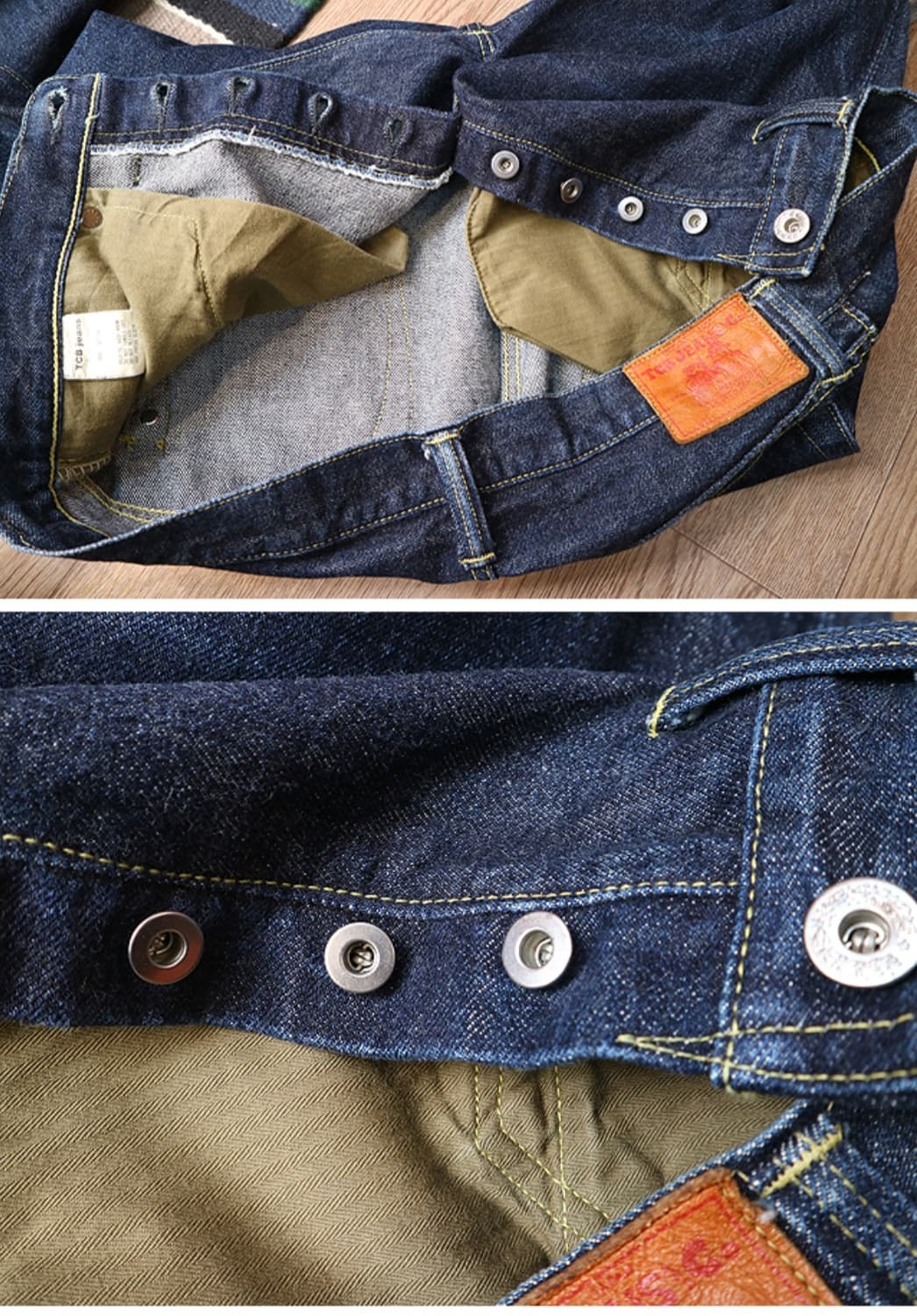 일본판 TCB JEANS 1944년 대전판 복각 셀비지 데님 상품이미지8