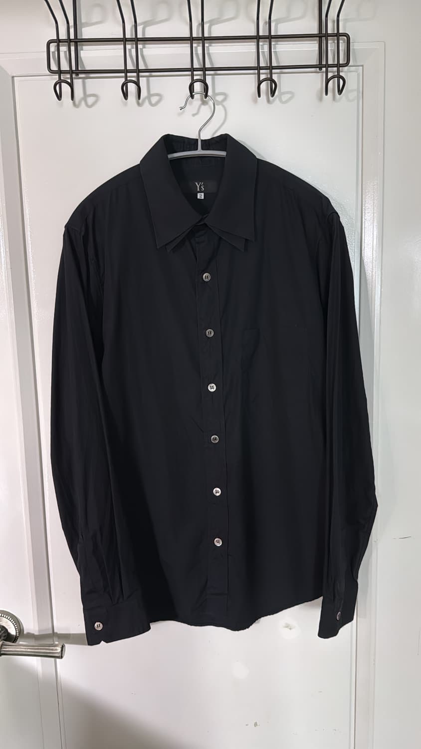 Y’s 요지야마모토 이중 카라 셔츠 상품이미지1