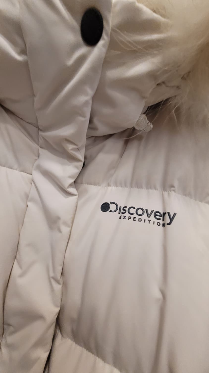 디스커버리 아이보리 롱 패딩 상품이미지2