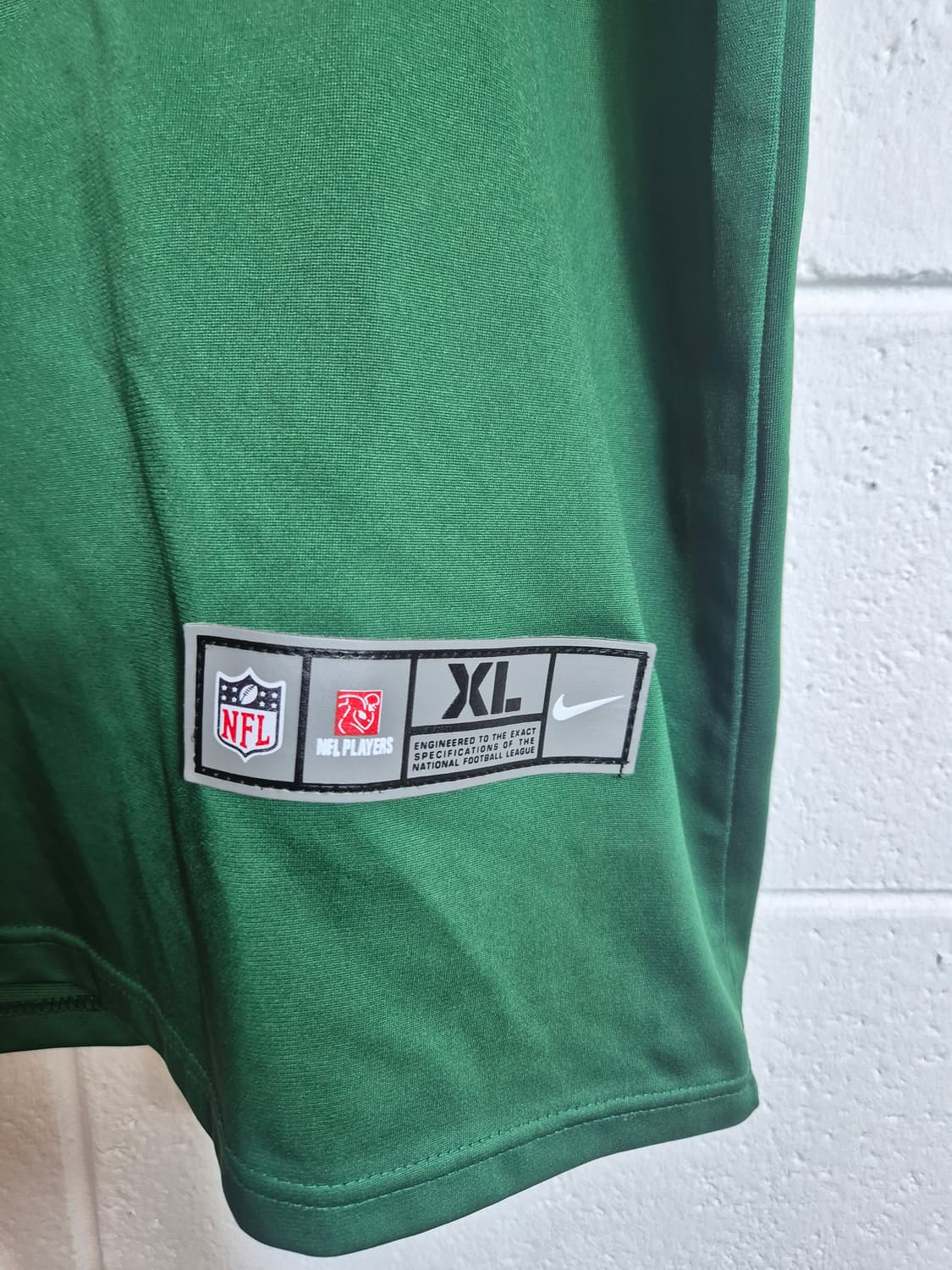나이키 ) 하키 NFL 뉴욕 제츠 XL 유니폼 그린 상품이미지4