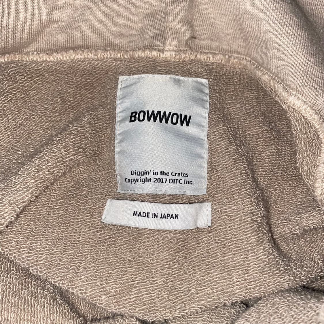 (XL) bowwow 데미지 에이징 집업 후드 상품이미지6