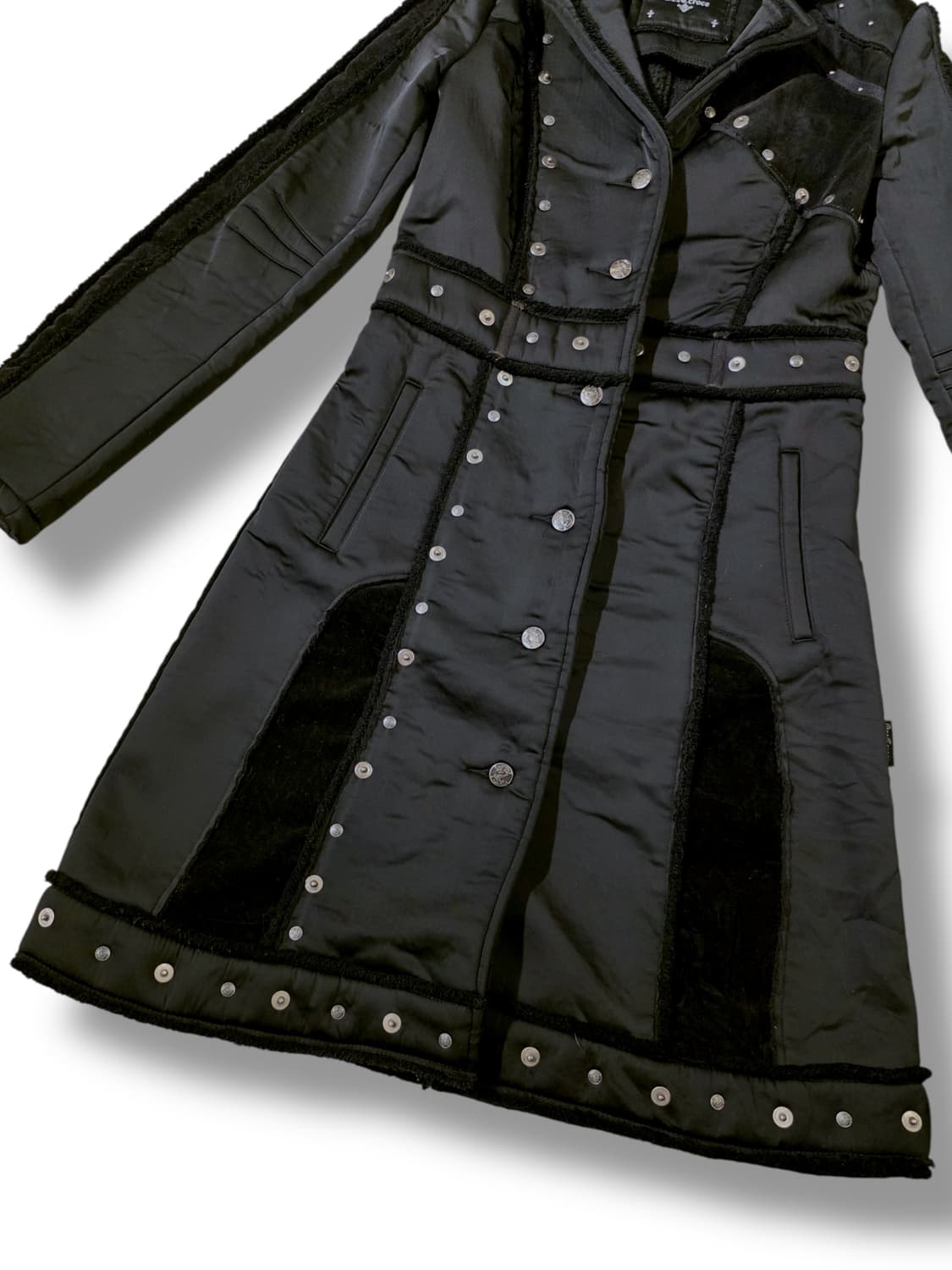 오즈온 고딕 펑크 롱 코트 상품이미지3