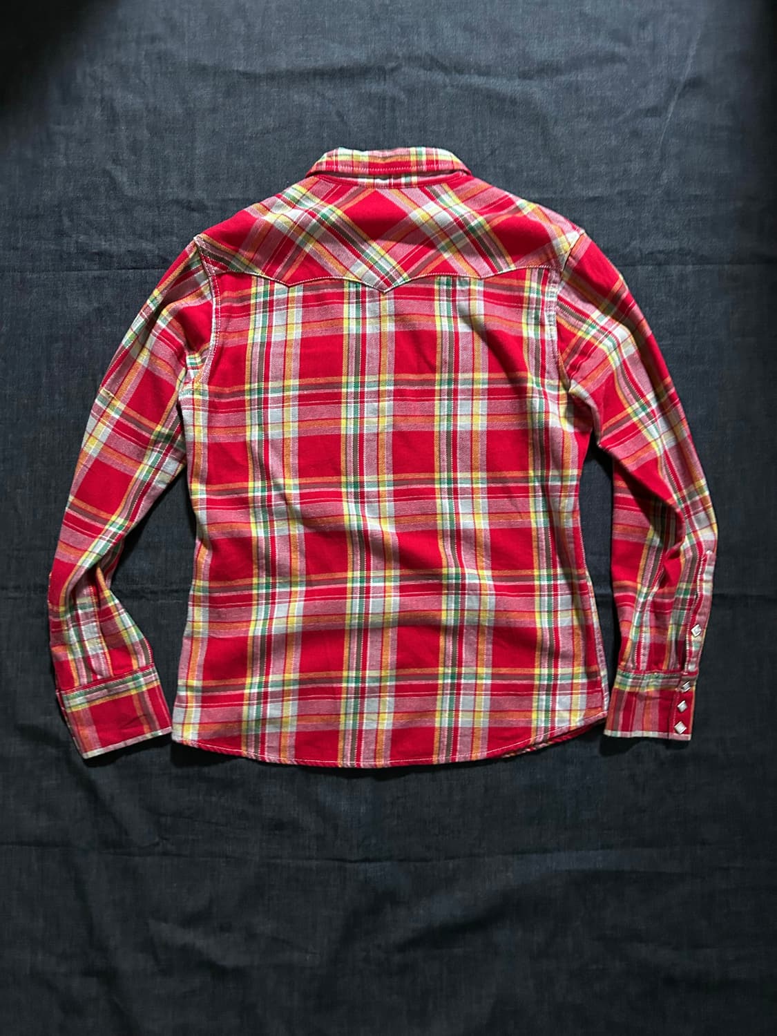 랭글러 웨스턴 플란넬 체크 셔츠 상품이미지9