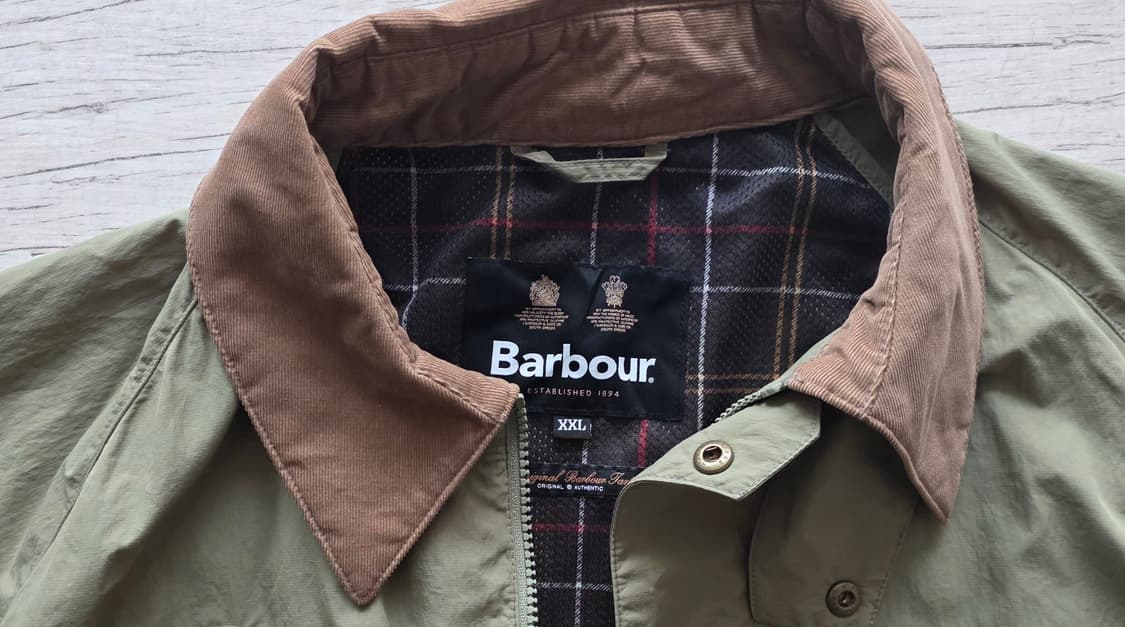 24SS 바버 논왁스자켓 상품이미지2