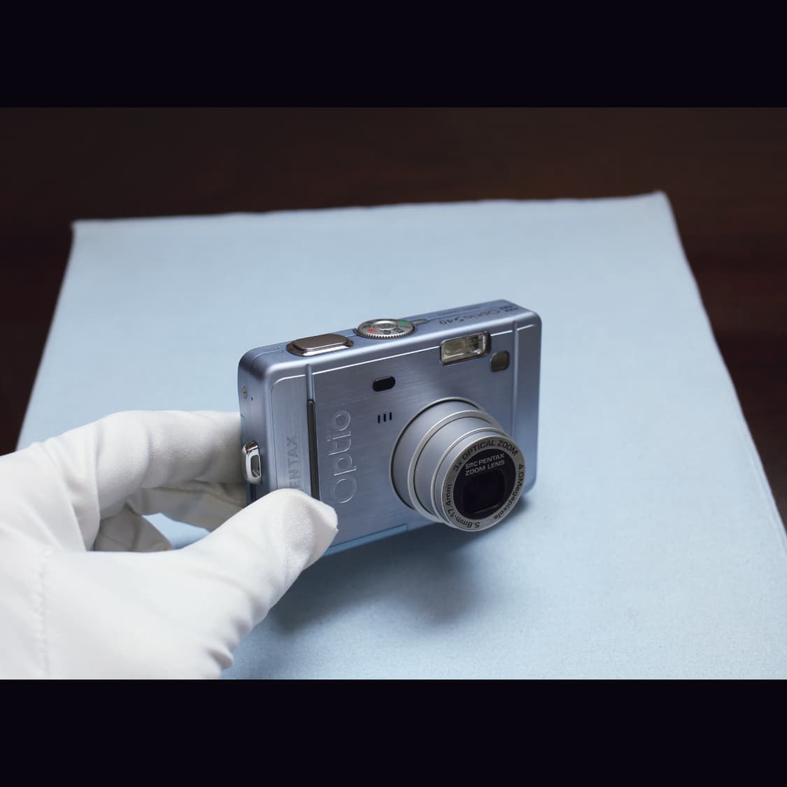 레어<민트급><키키디카> 펜탁스 옵티오 S40 블루 빈티지 디카 상품이미지2