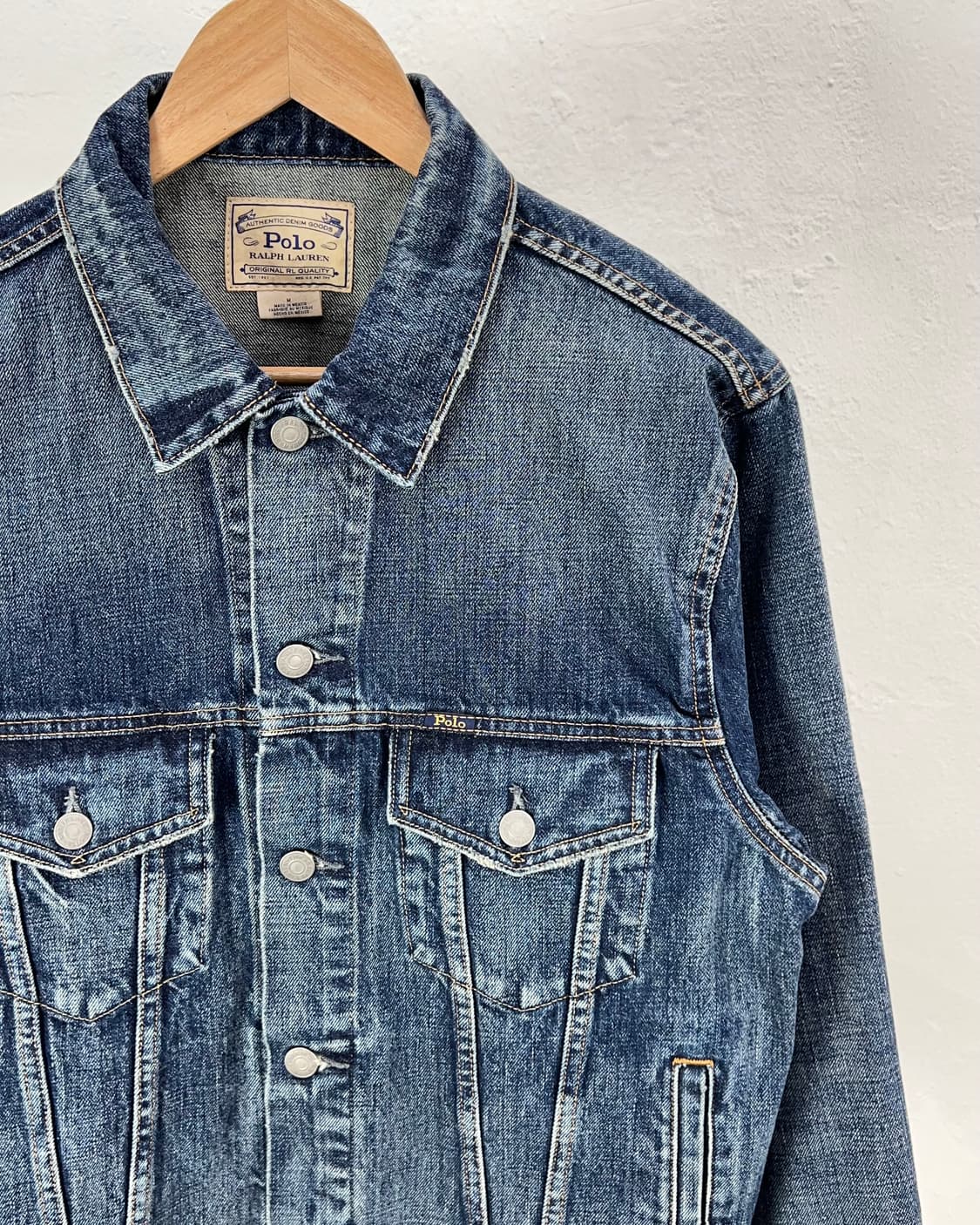 폴로 랄프로렌 페이디드 데님 트러커 자켓 상품이미지3
