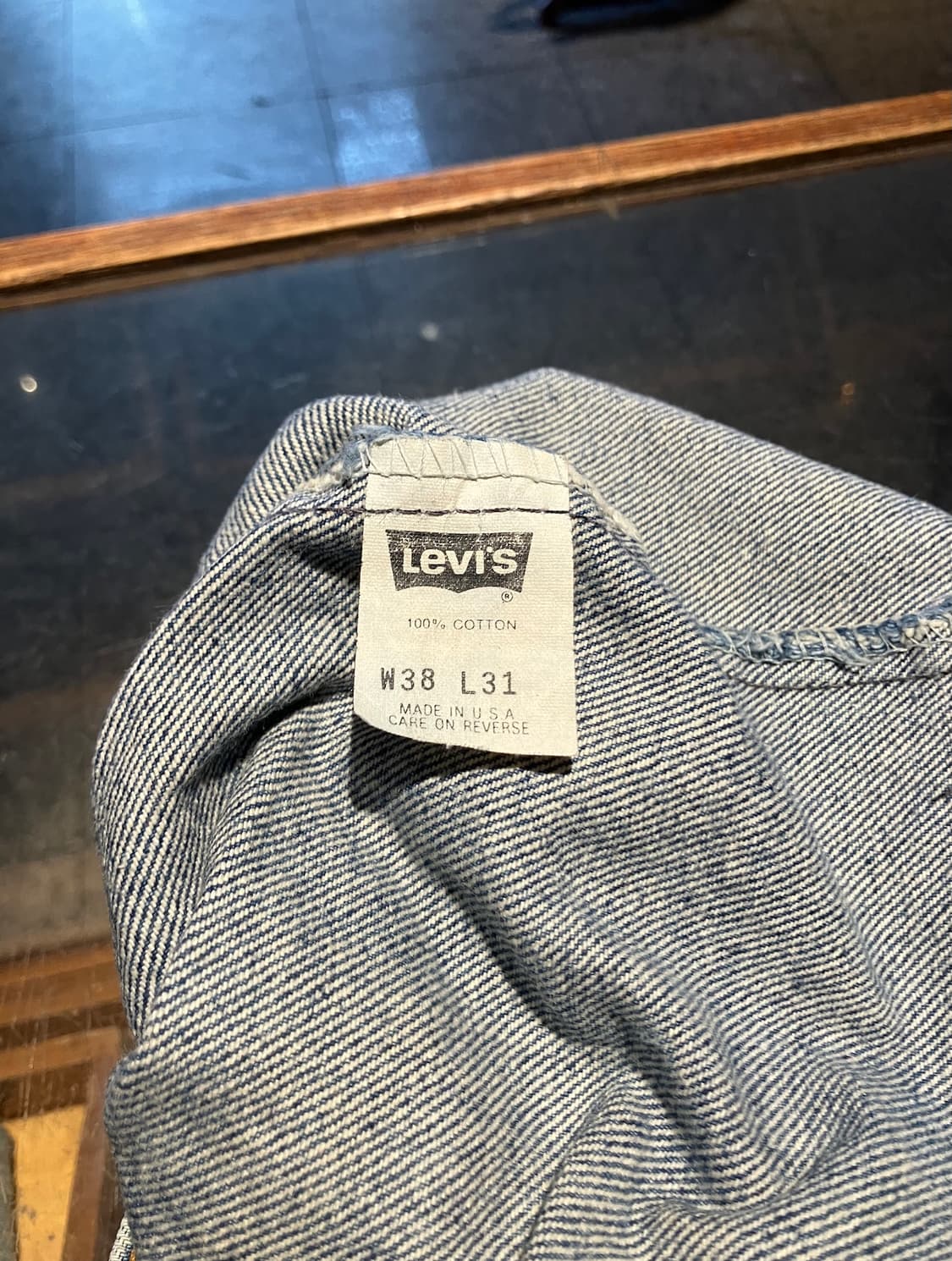 80s USA 빈티지 리바이스 505 데님 팬츠 상품이미지9