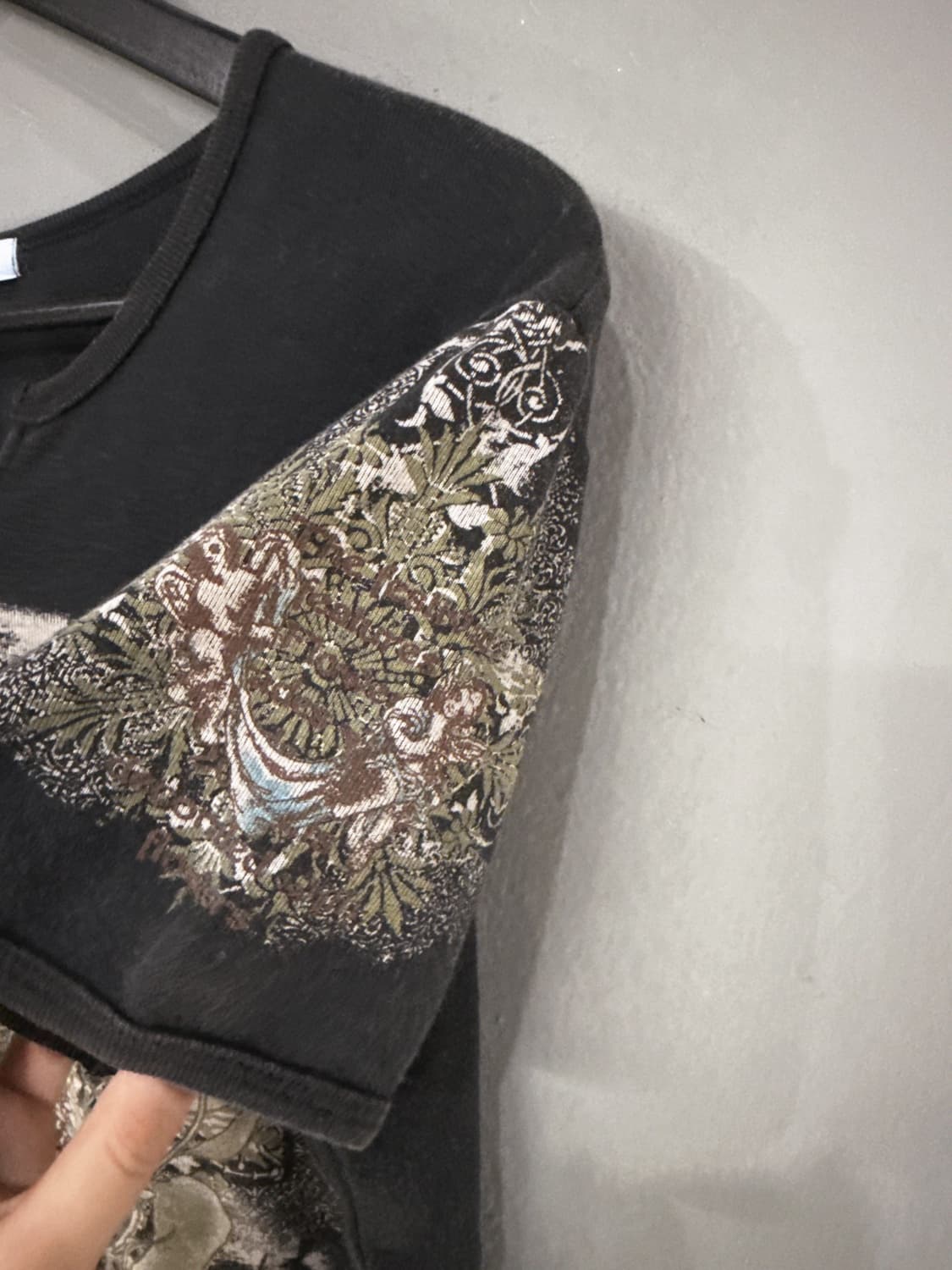 oriental y2k printing detail top 상품이미지5