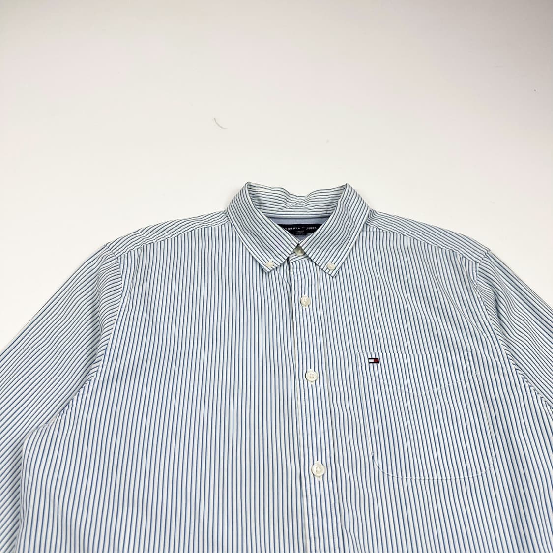 타미힐피거 플래그 블루 스트라이프 셔츠 (M) 상품이미지1
