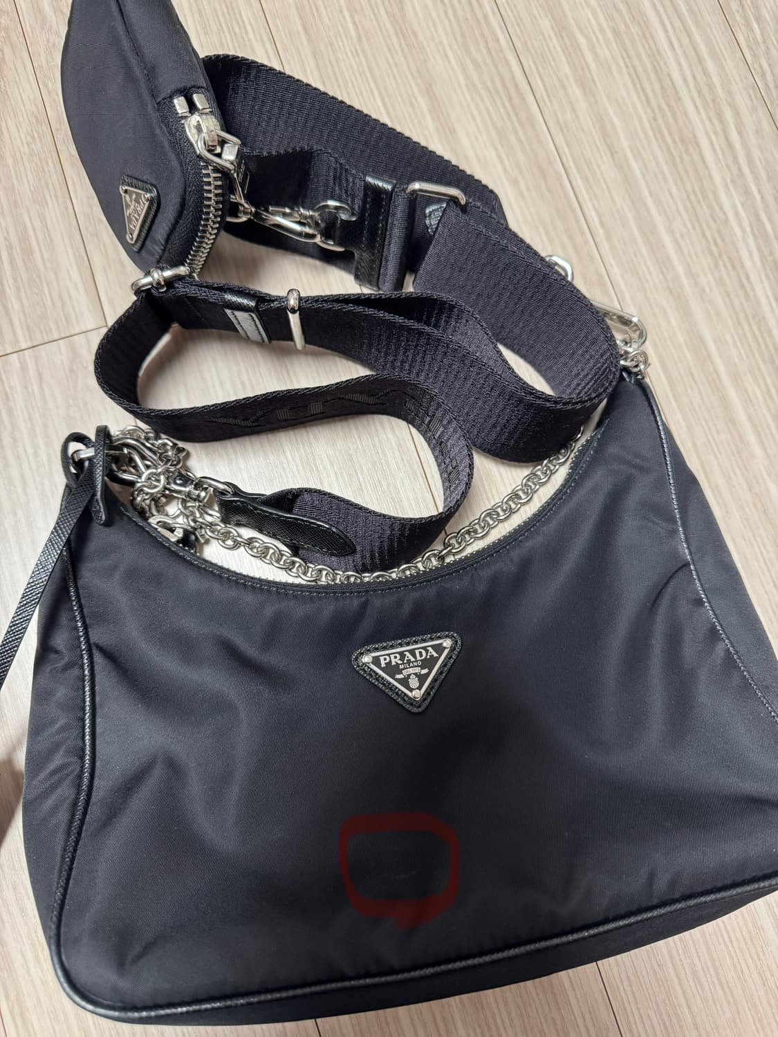 프라다 리에디션 2005 리나일론 테수토 호보택 크로스백 상품이미지7