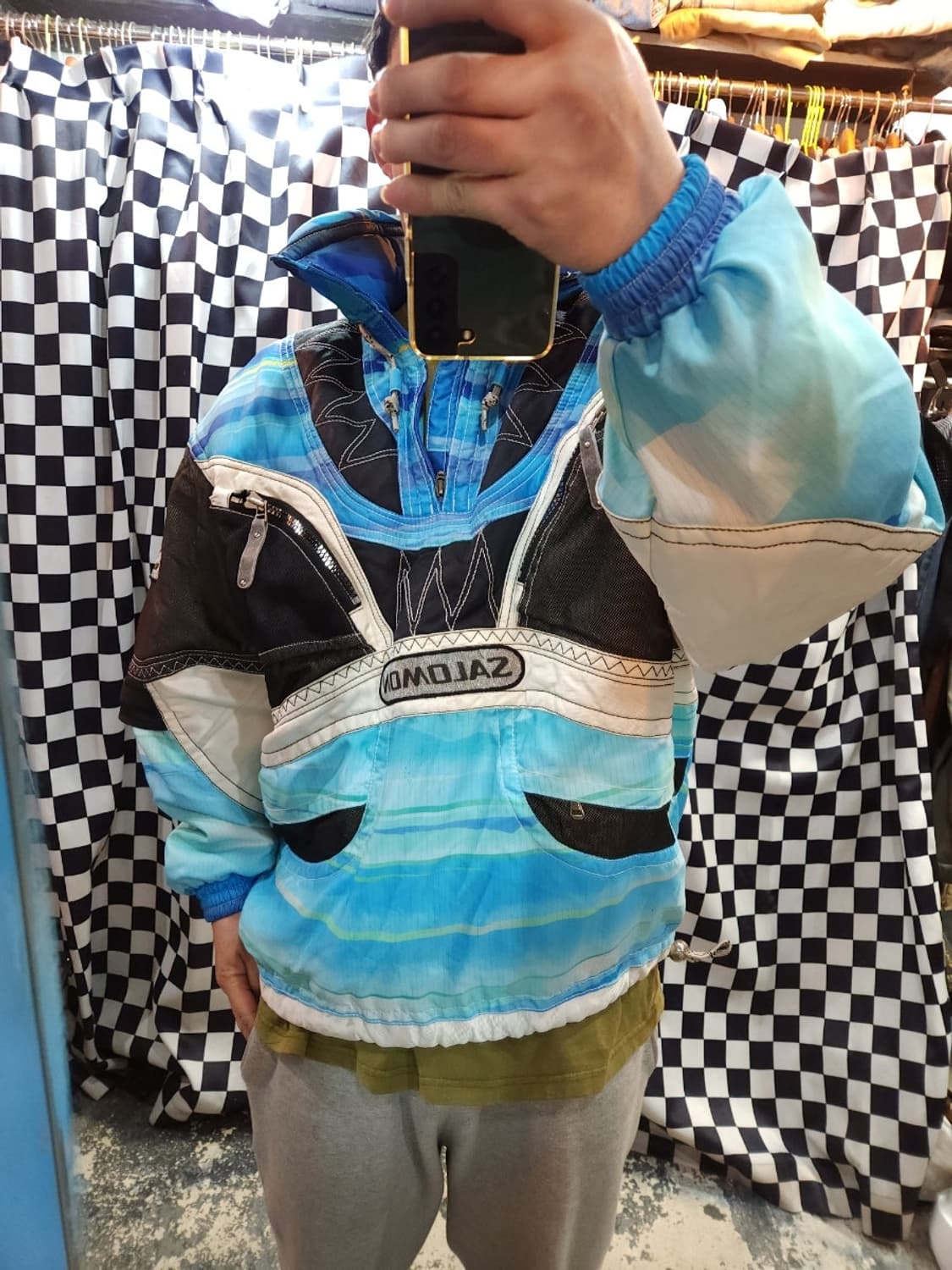 빈티지 살로몬 옵티컬 무브먼트 스키 아노락 점퍼

 상품이미지10