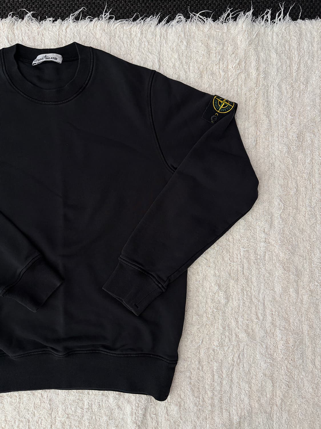 스톤아일랜드 맨투맨 블랙  상품이미지7