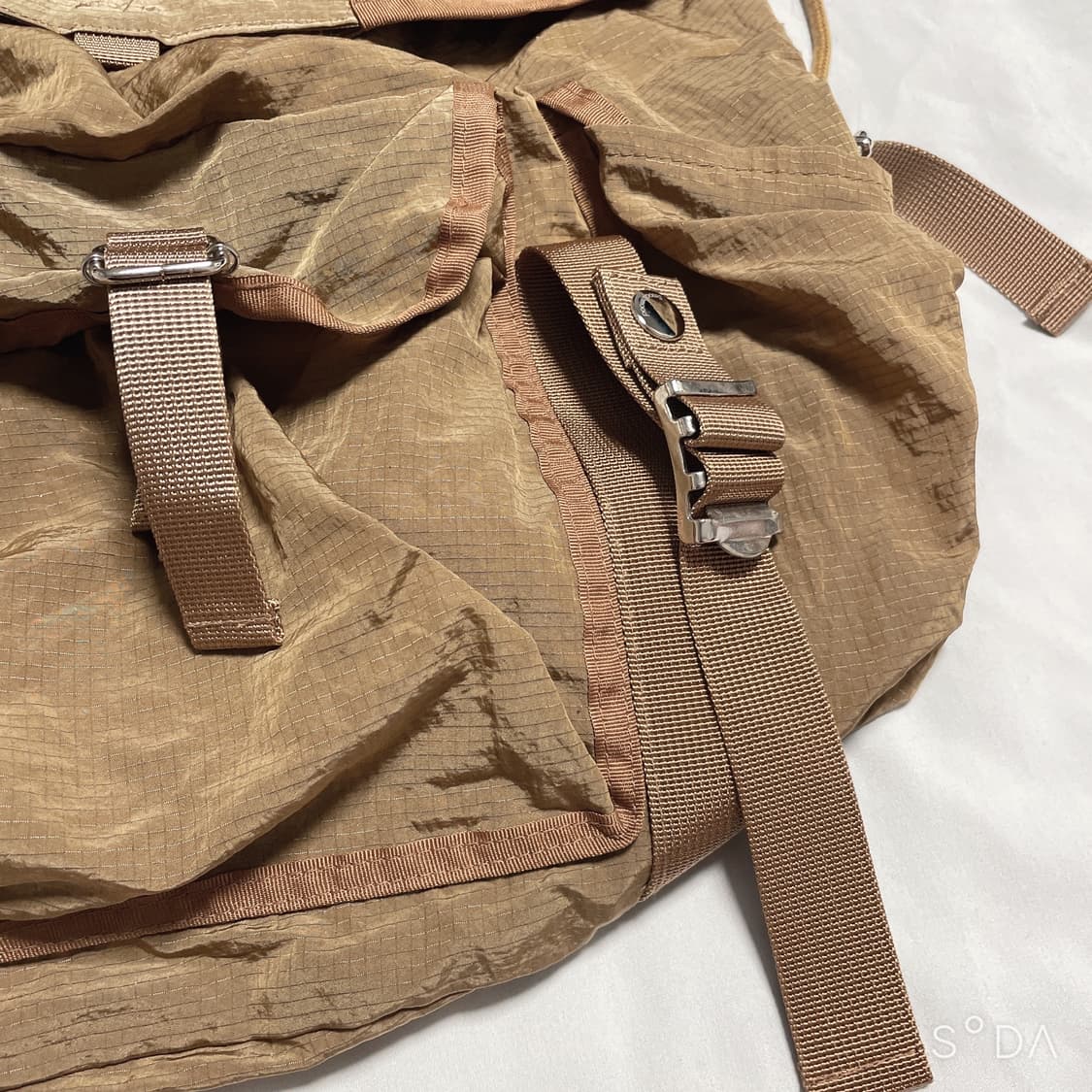 Smoothmood 스무스무드 나일론 백팩 브라운 상품이미지3