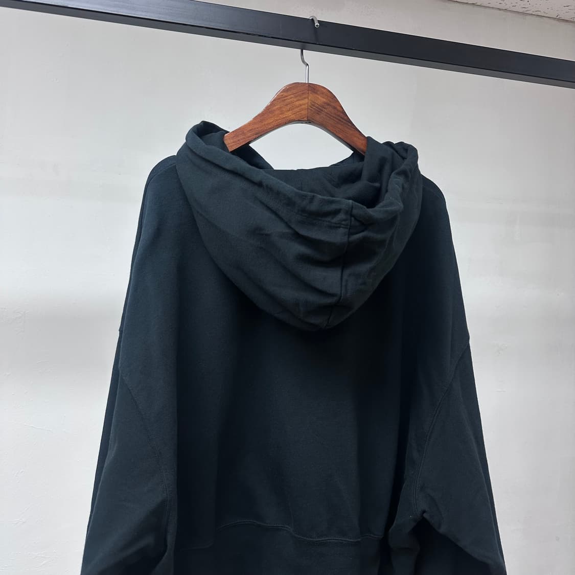 NIKE 나이키 여성 크롭 후드티 블랙 오버핏 S사이즈 J36 상품이미지6