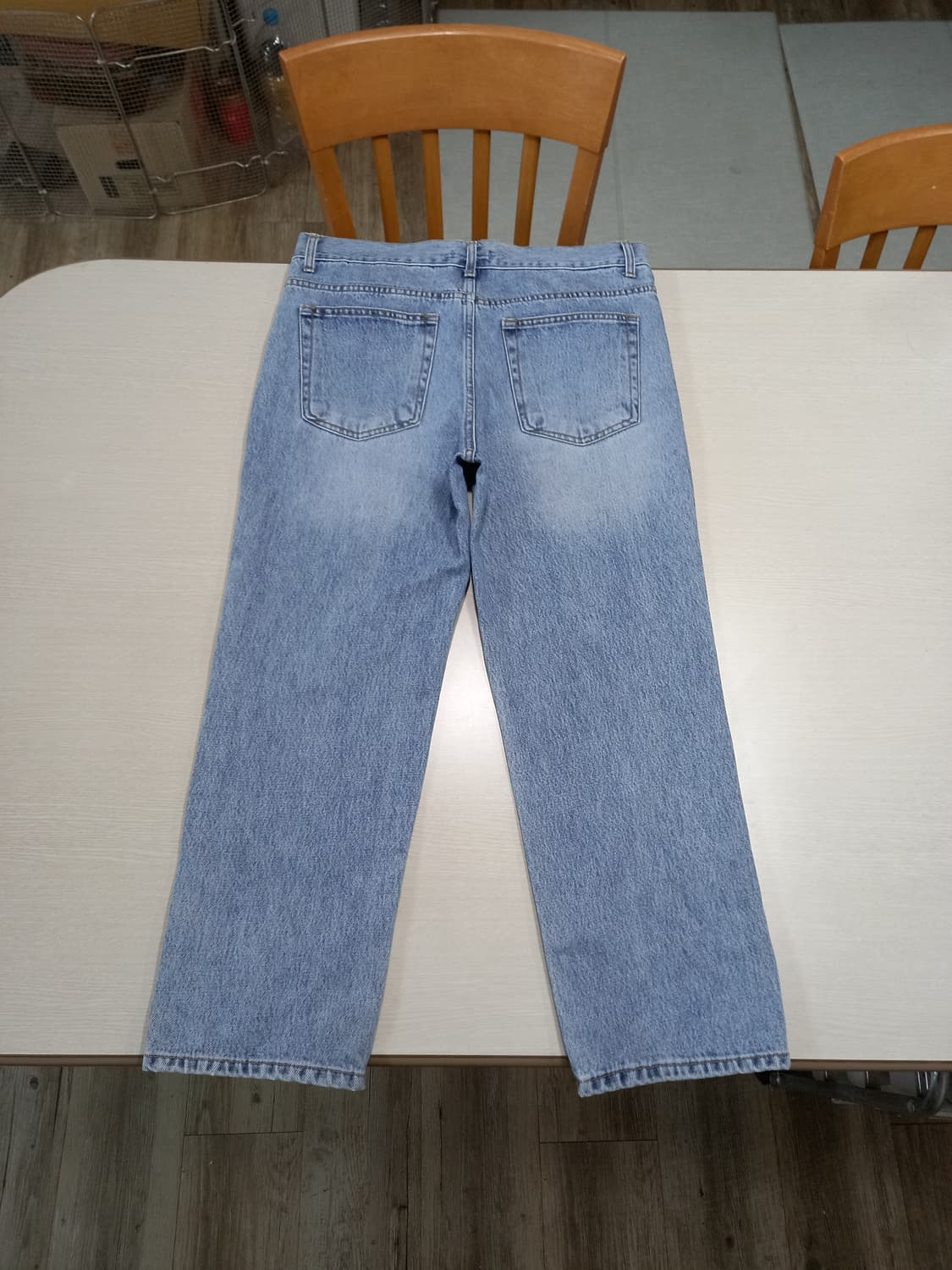 34 Mnfs 미뇽네프 Kor 워싱 일자진 연청 34-582 상품이미지2