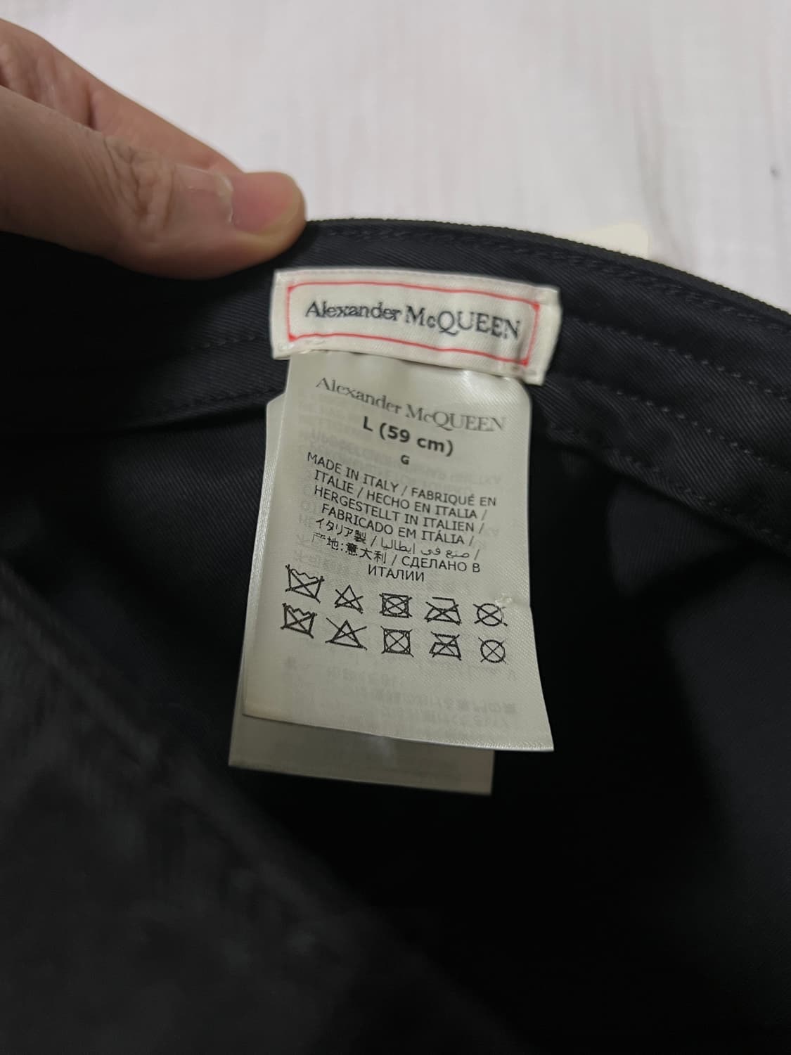 알렉산더맥퀸 스컬 볼캡 상품이미지2