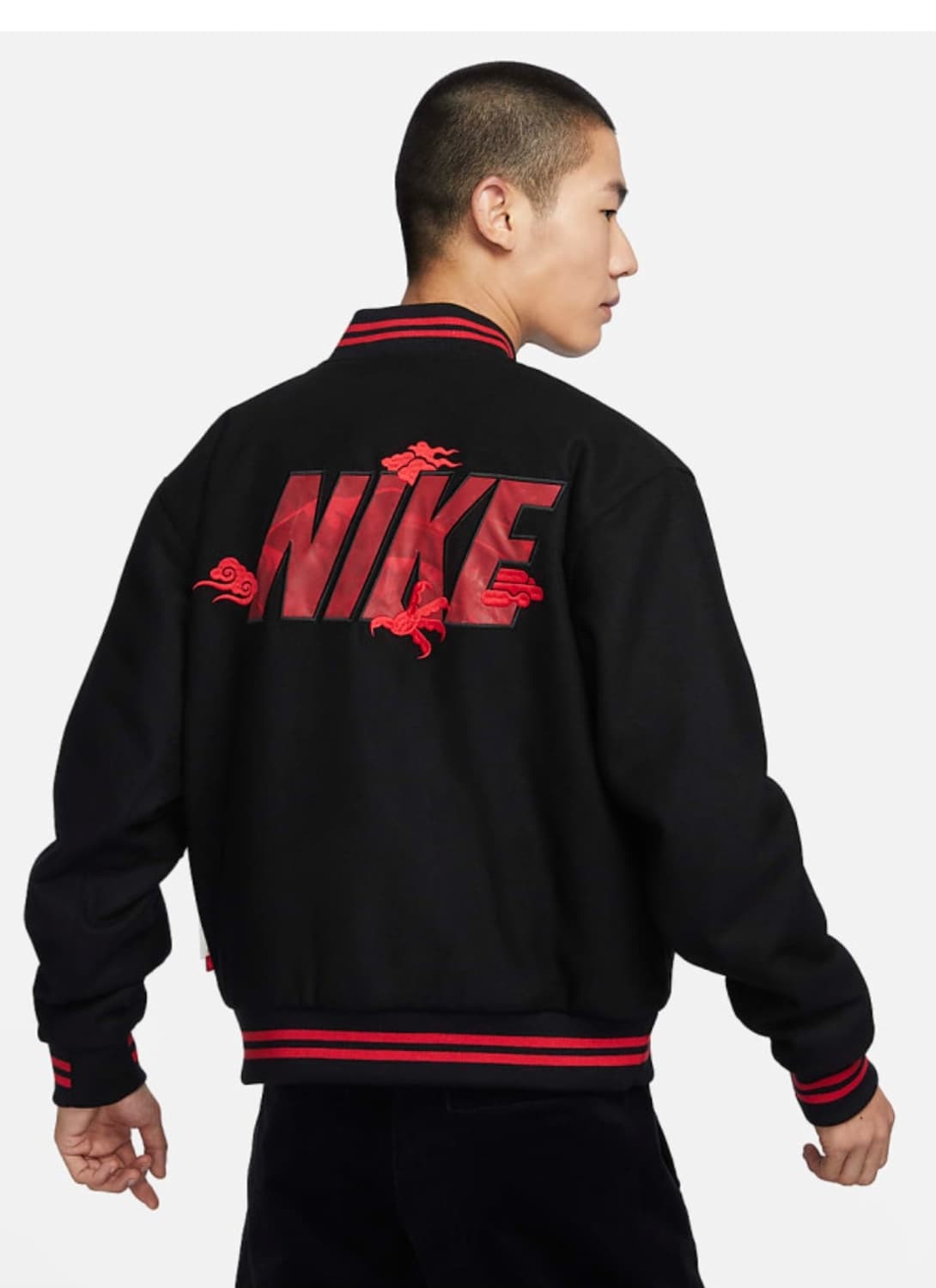 나이키 바시티 자켓 블랙 색상 3Xl 새상품 상품이미지1