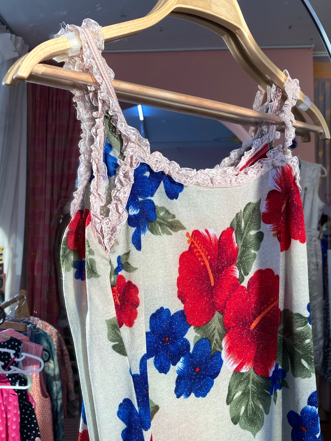 플라워 레이스 슬리브리스 상품이미지5