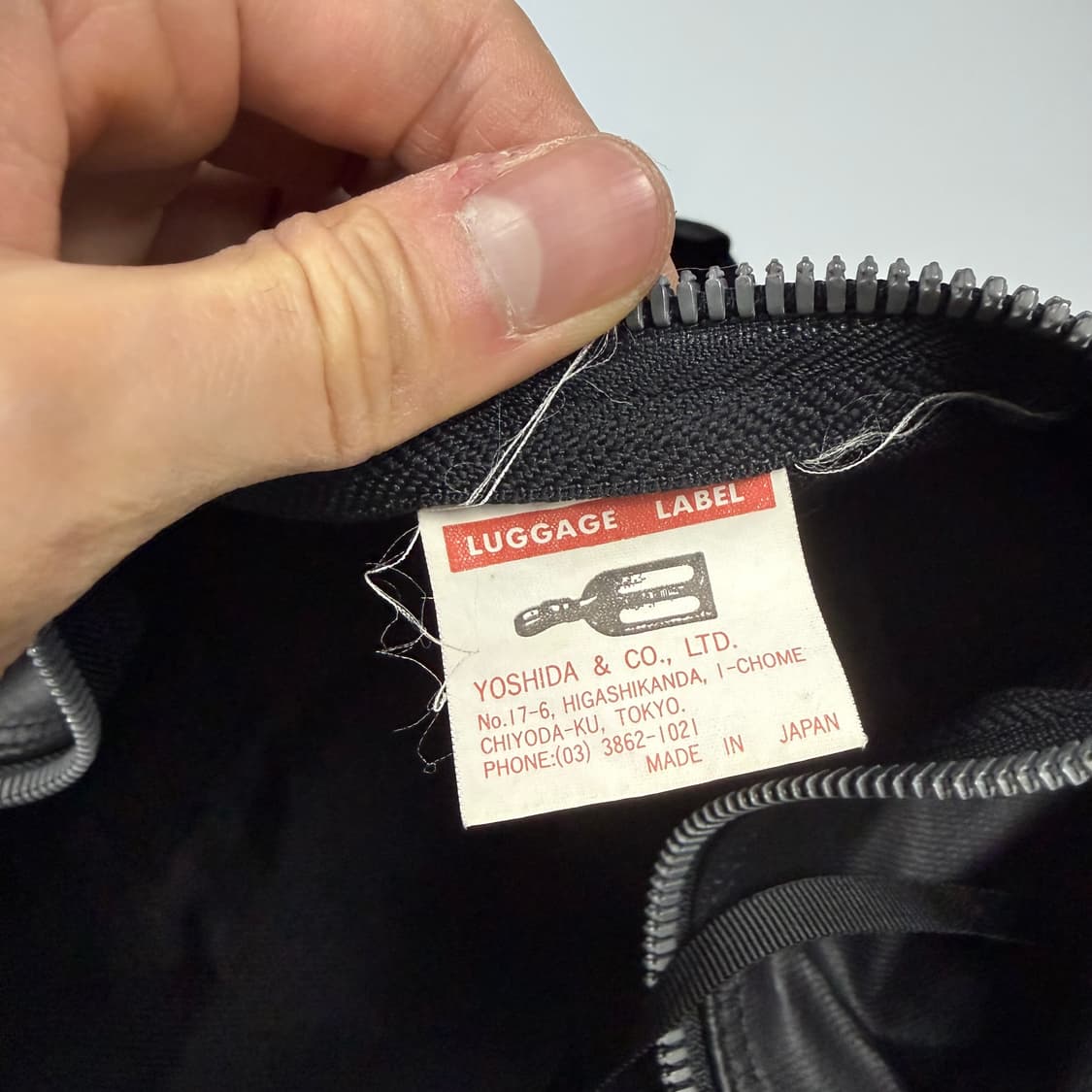요시다포터 러기지라벨 뉴라이너 보스턴백 블랙 상품이미지7