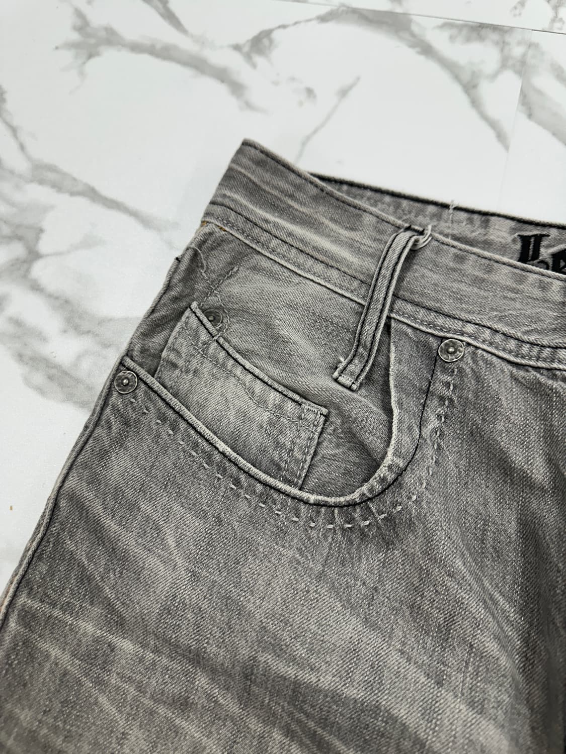 Levi's 리바이스 Copper 그레이 웨스턴 데님 팬츠 상품이미지4