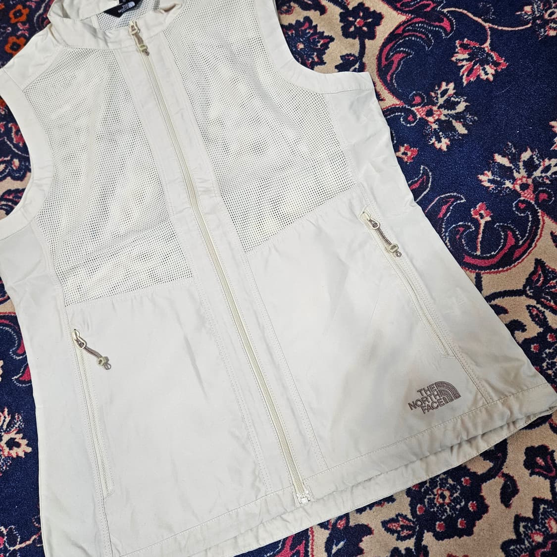 (새상품)노스페이스 메쉬 나일론 바람막이 집업 베스트 S 상품이미지2
