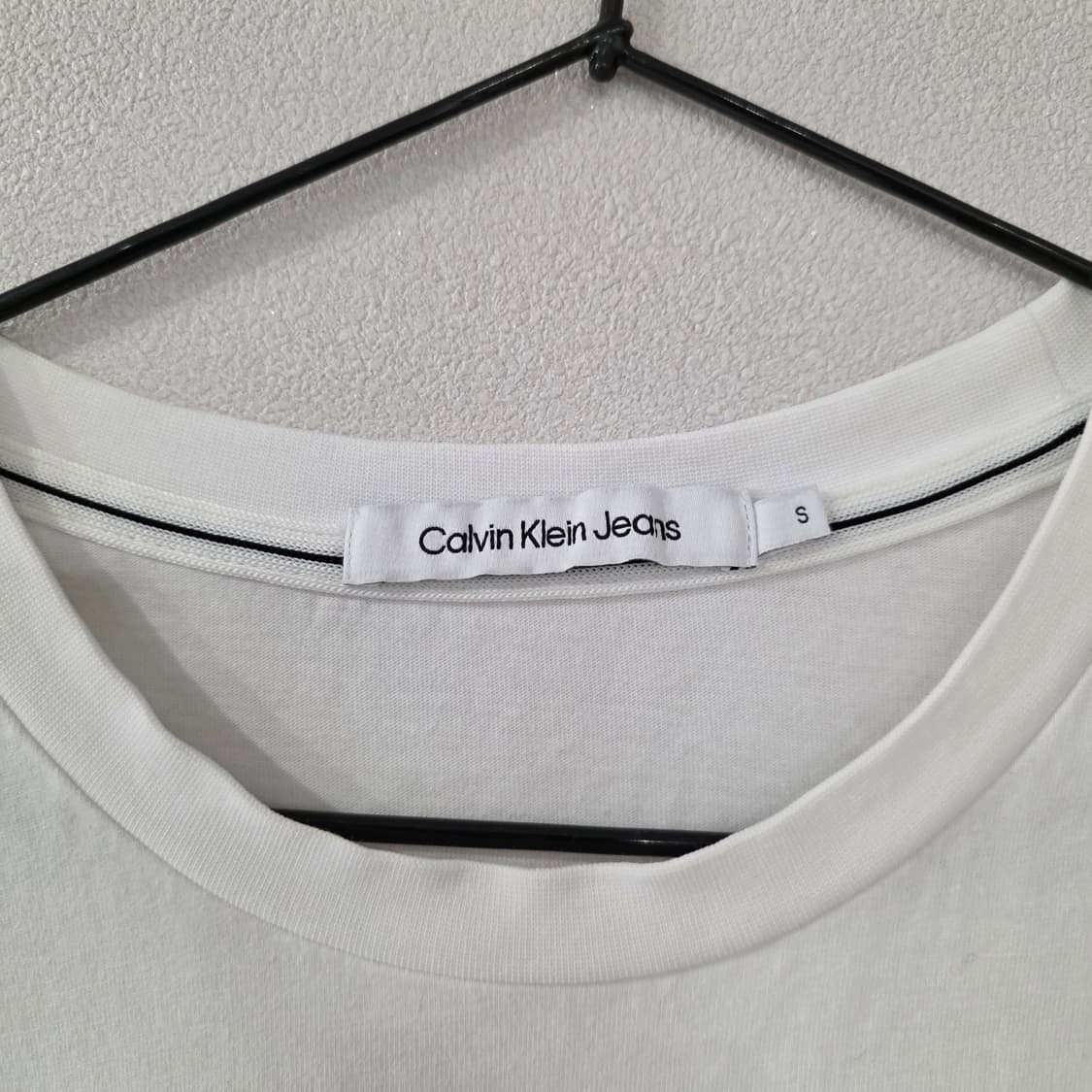 캘빈클라인진 화이트 반팔티 S 상품이미지8