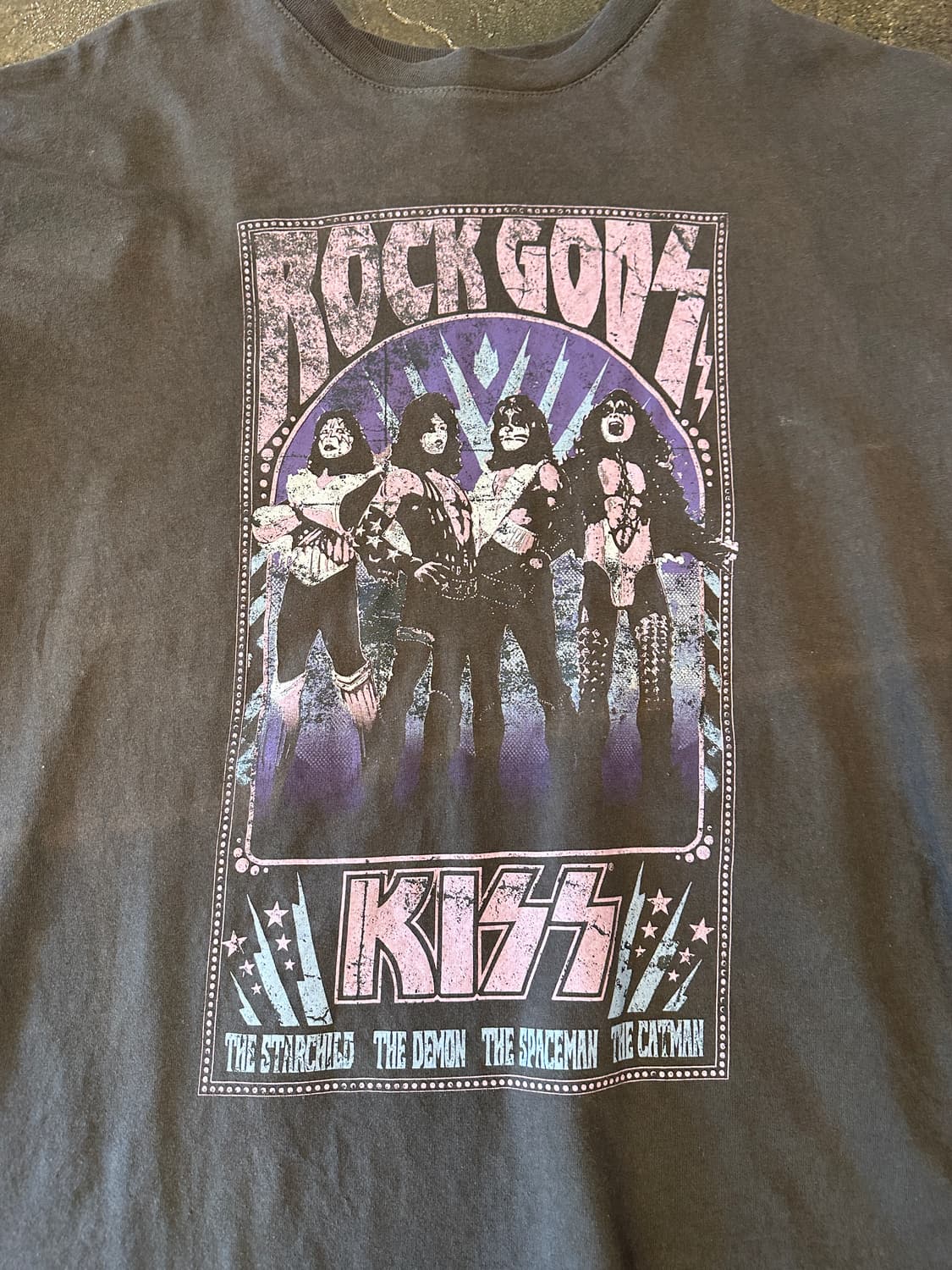 Kiss World Tour Band T 밴드티 L 상품이미지3