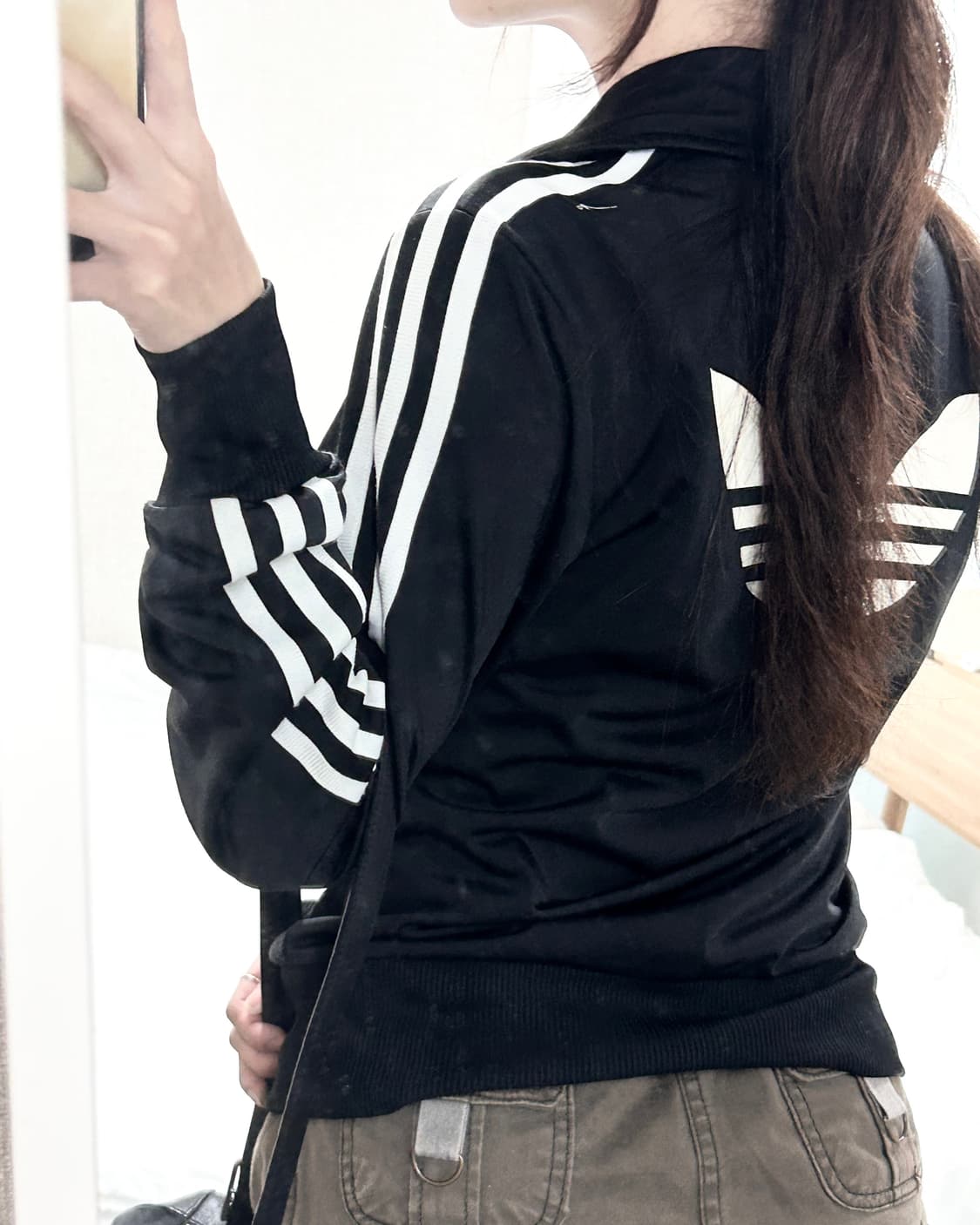 아디다스 빅로고 블랙 파이어버드 져지 상품이미지4