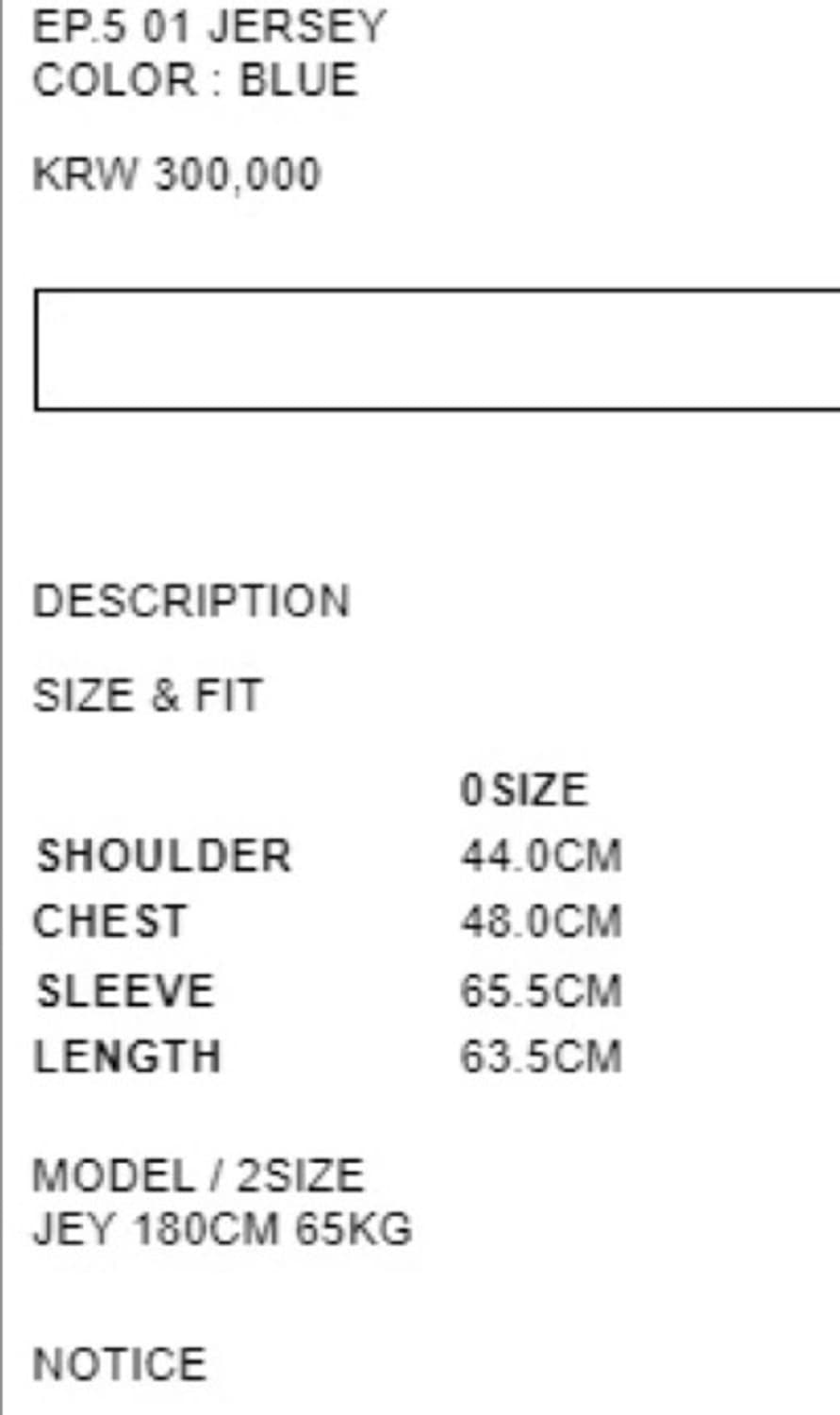 급처)엑슬림 EP.5 01 져지 저지 0 블루 xlim 산산기어 베이프 상품이미지5