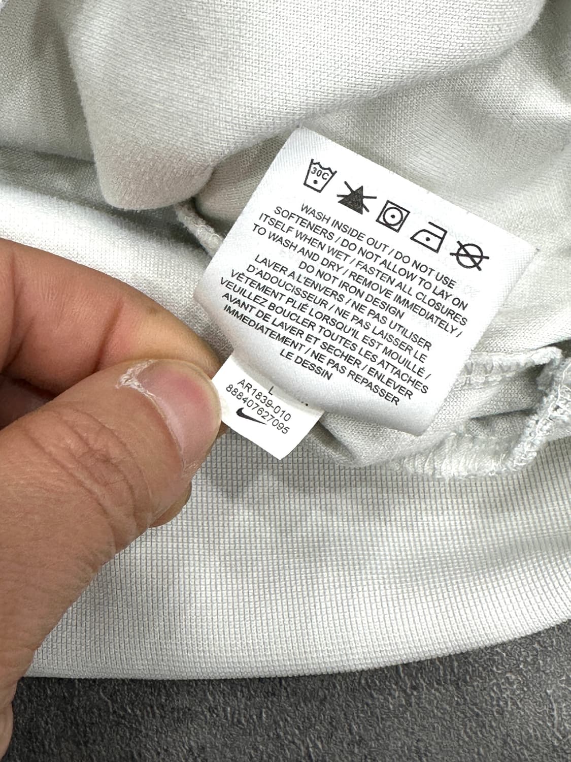 나이키 반집업 저지L 상품이미지8