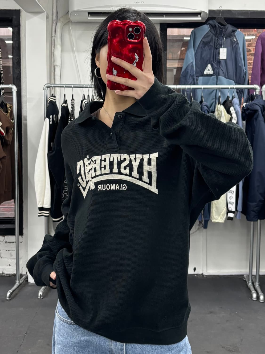 히스테릭 글래머 컴프레션 와플 롱슬리브  상품이미지2