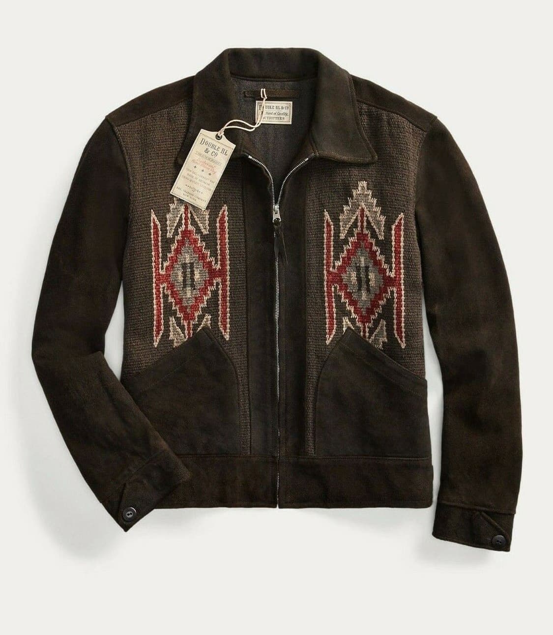 Rrl 스웨이드 나바호 자켓 XL(미사용) 상품이미지1