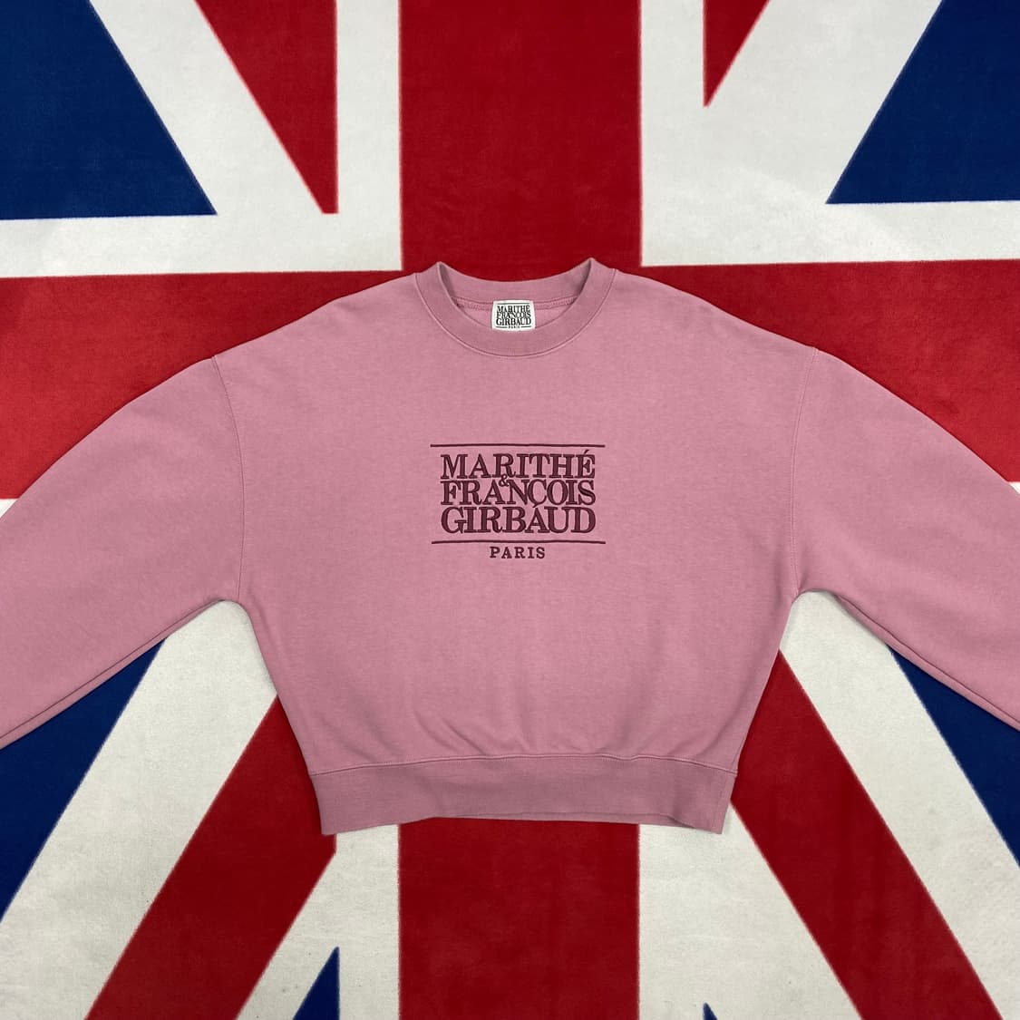 마리떼 크롭 맨투맨 여성 M  상품이미지4