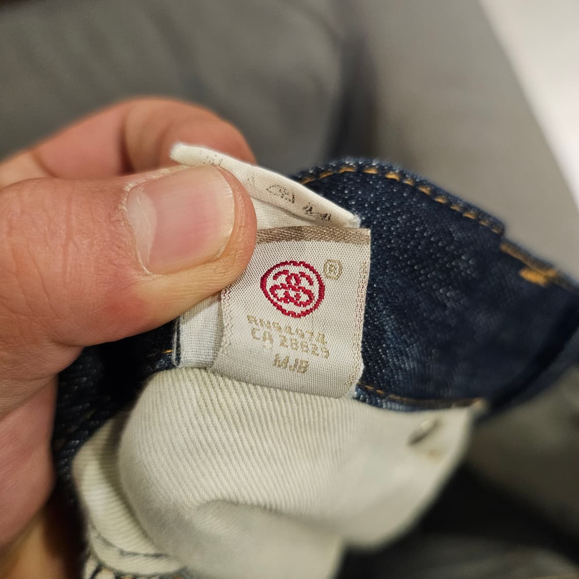 34inch 스투시 중청 데님팬츠 상품이미지5