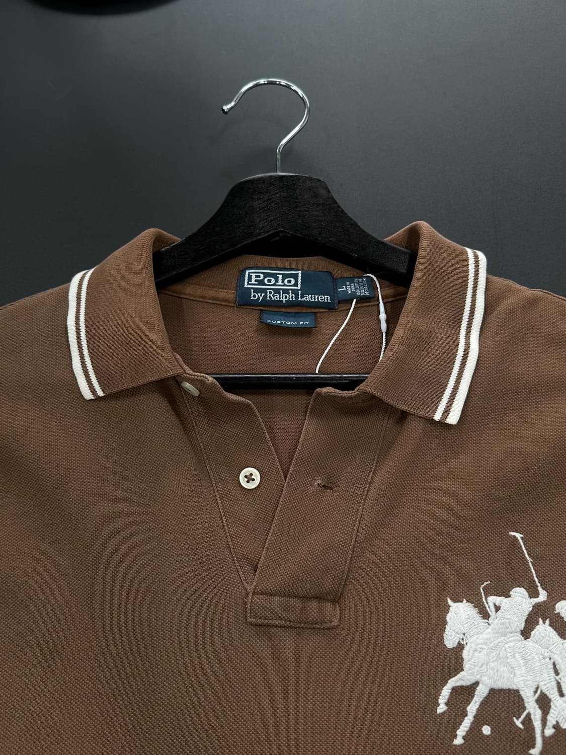 폴로랄프로렌 빅포니 넘버링 Pk 반팔티 브라운 상품이미지6