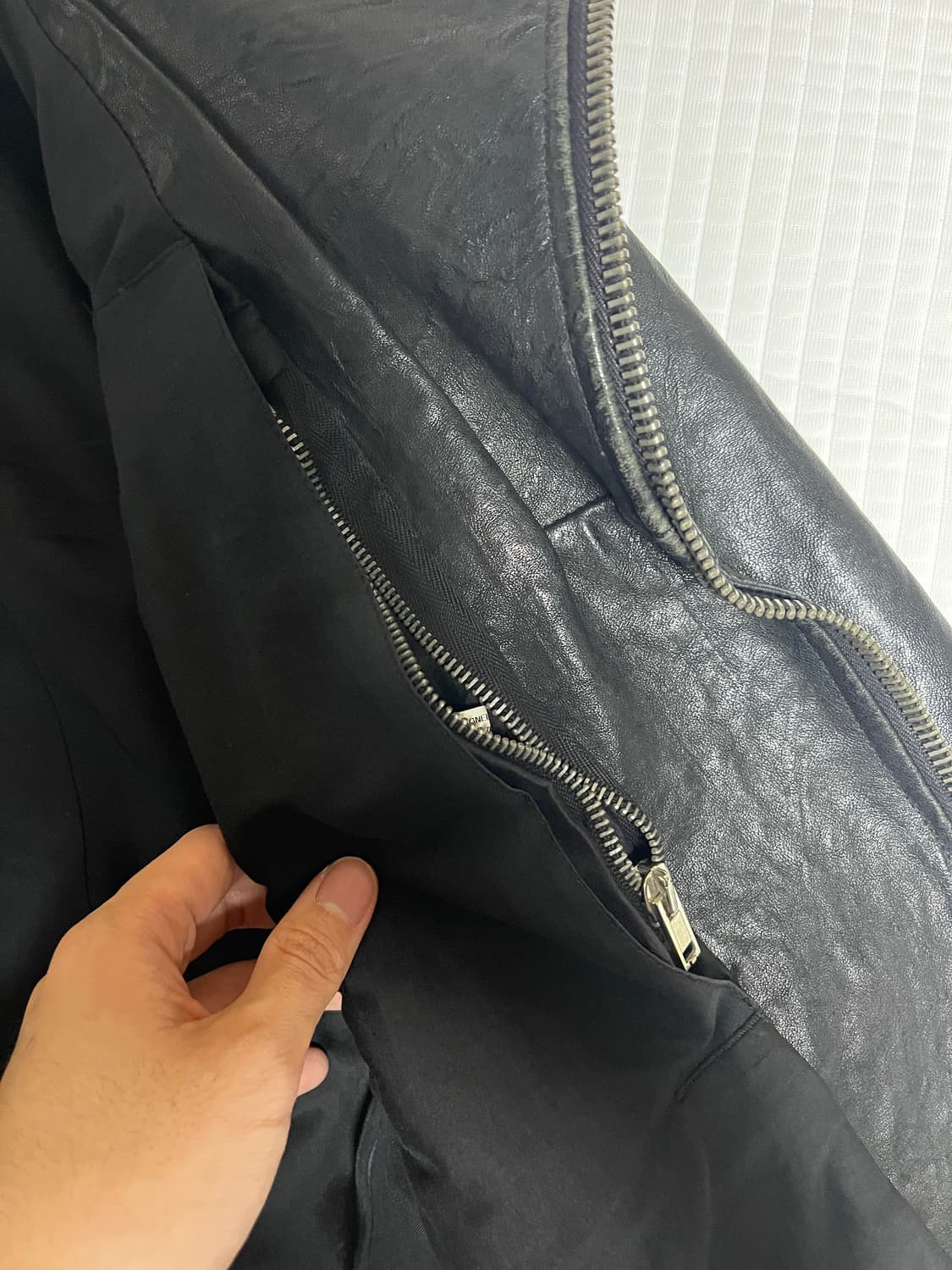 [S] 릭오웬스 09FW 크러스트 워시드 램 지오 자켓 상품이미지6