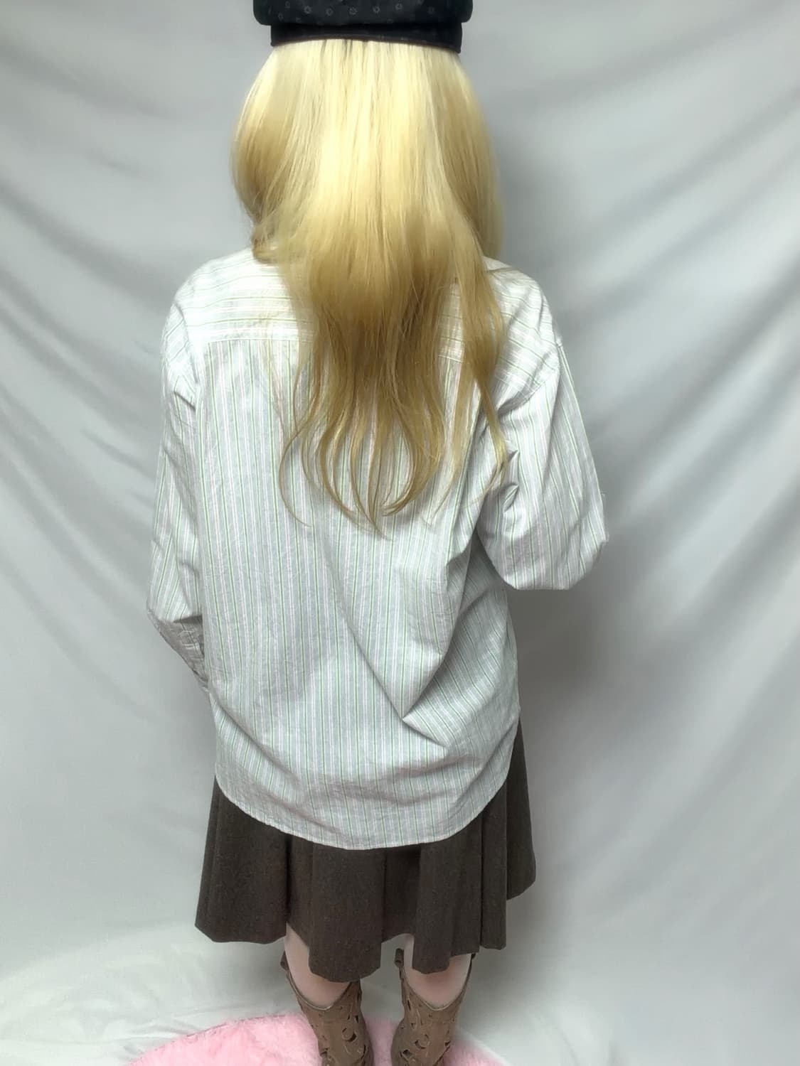 코튼 캔디 스트라이프 셔츠 상품이미지4