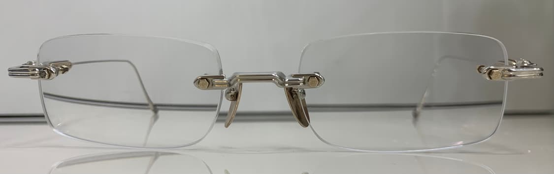 크롬하츠 소퍼스2 [SS/GP] 샤이니 실버&골드 플레이트 무테 안경 상품이미지4