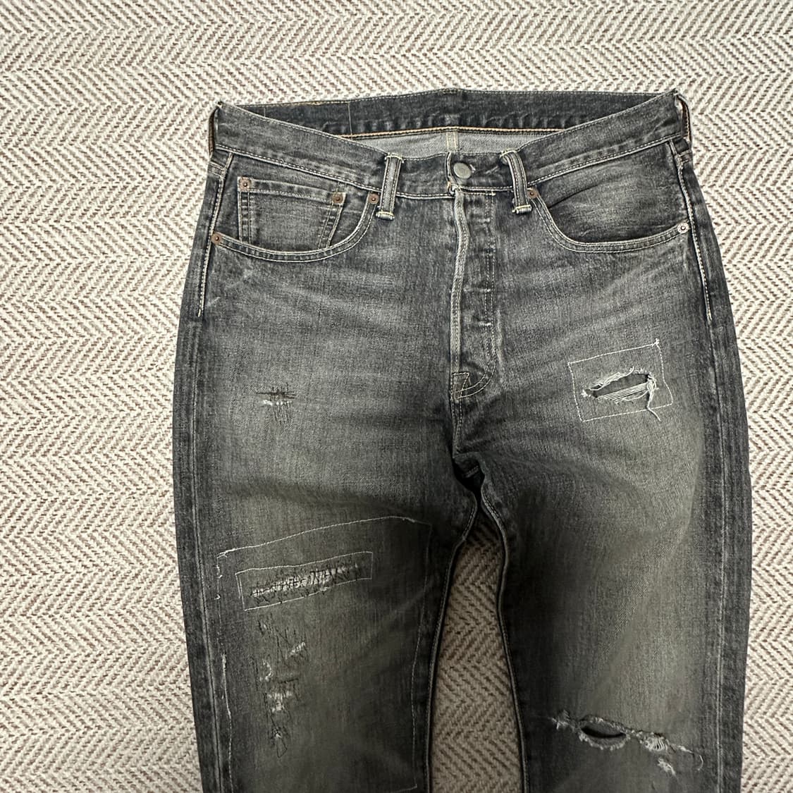 LEVI'S 501 black jeans 상품이미지3