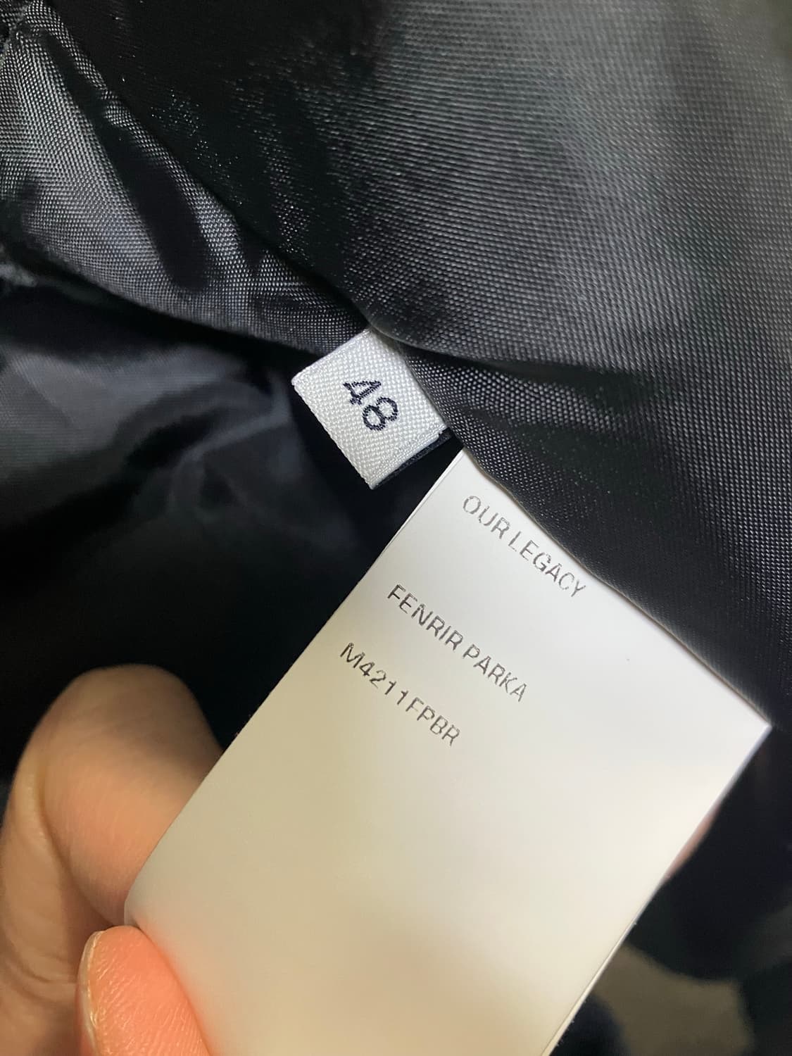 아워레가시 펜리르 파카 48사이즈 상품이미지4