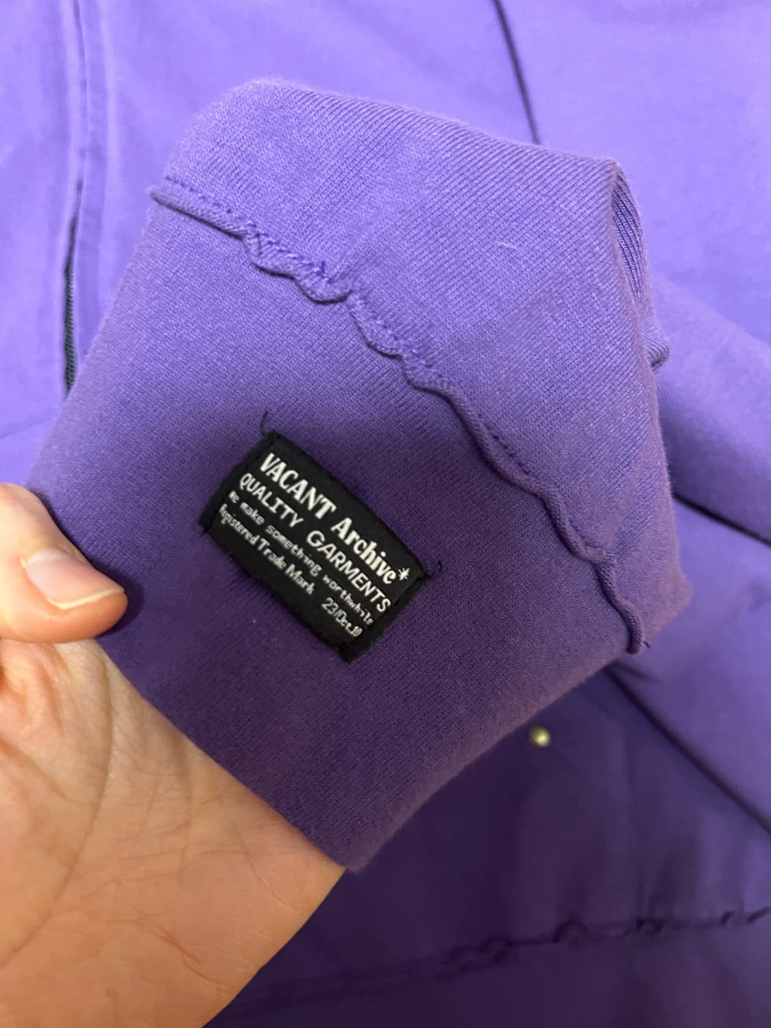 베이컨트 아카이브 후드 라지(퍼플) 상품이미지4