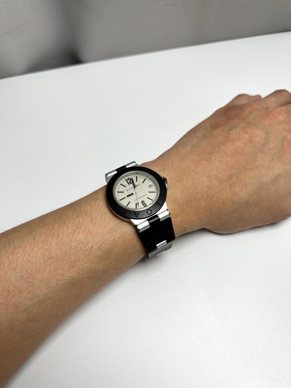 불가리 알루미늄 오토매틱 38mm 시계 상품이미지9