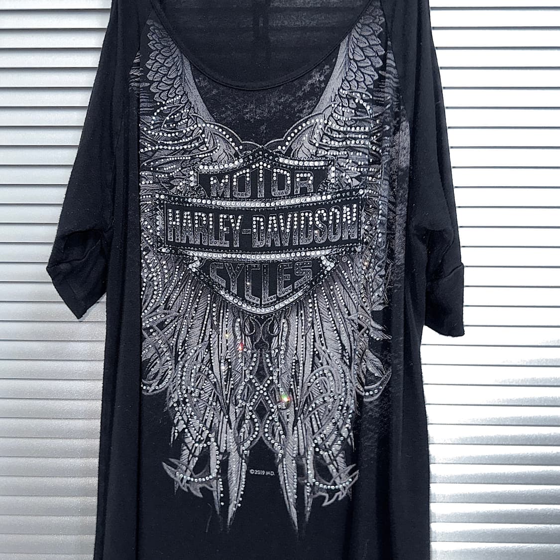 2019 할리데이비슨 블링 윙 튜닉 탑 상품이미지3