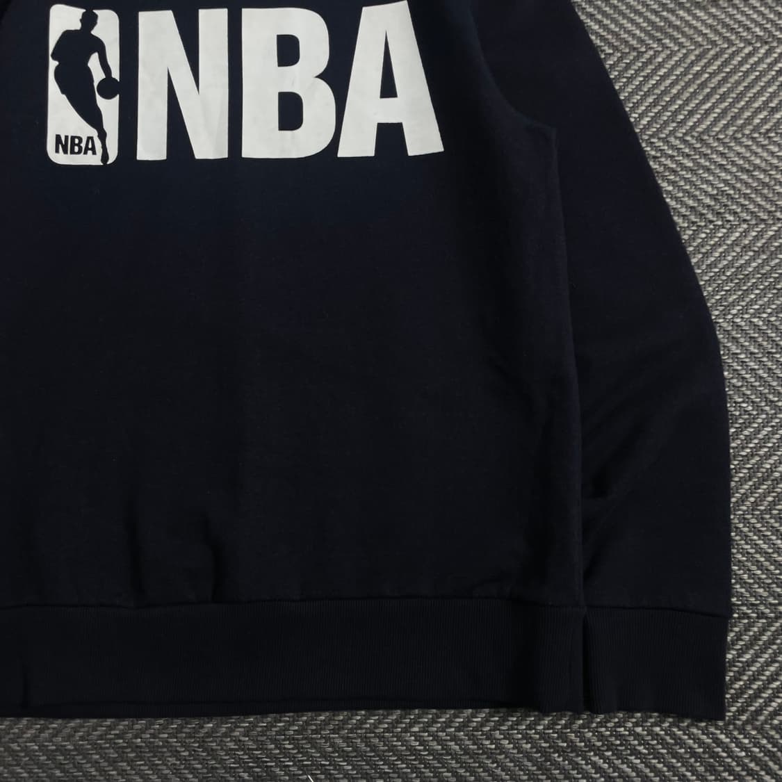 NBA 올드스쿨 빅로고 맨투맨 네이비y 3909 상품이미지3