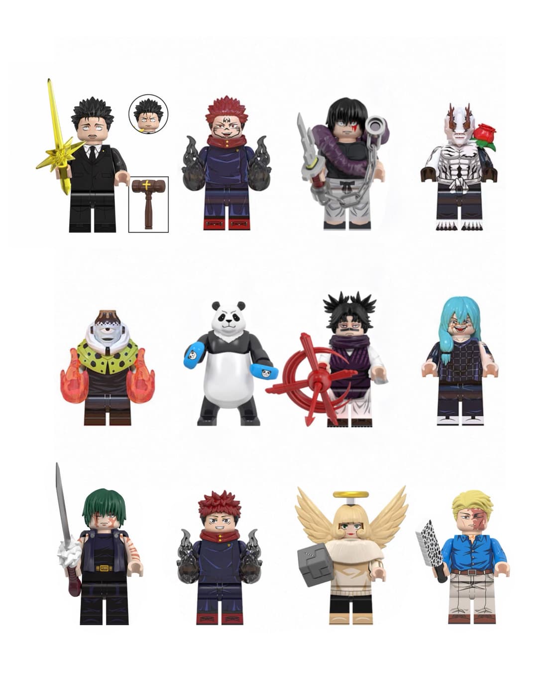 [주문제작] 주술회전 레고키링 에어팟키링 피규어 고죠 게토 유타 상품이미지10